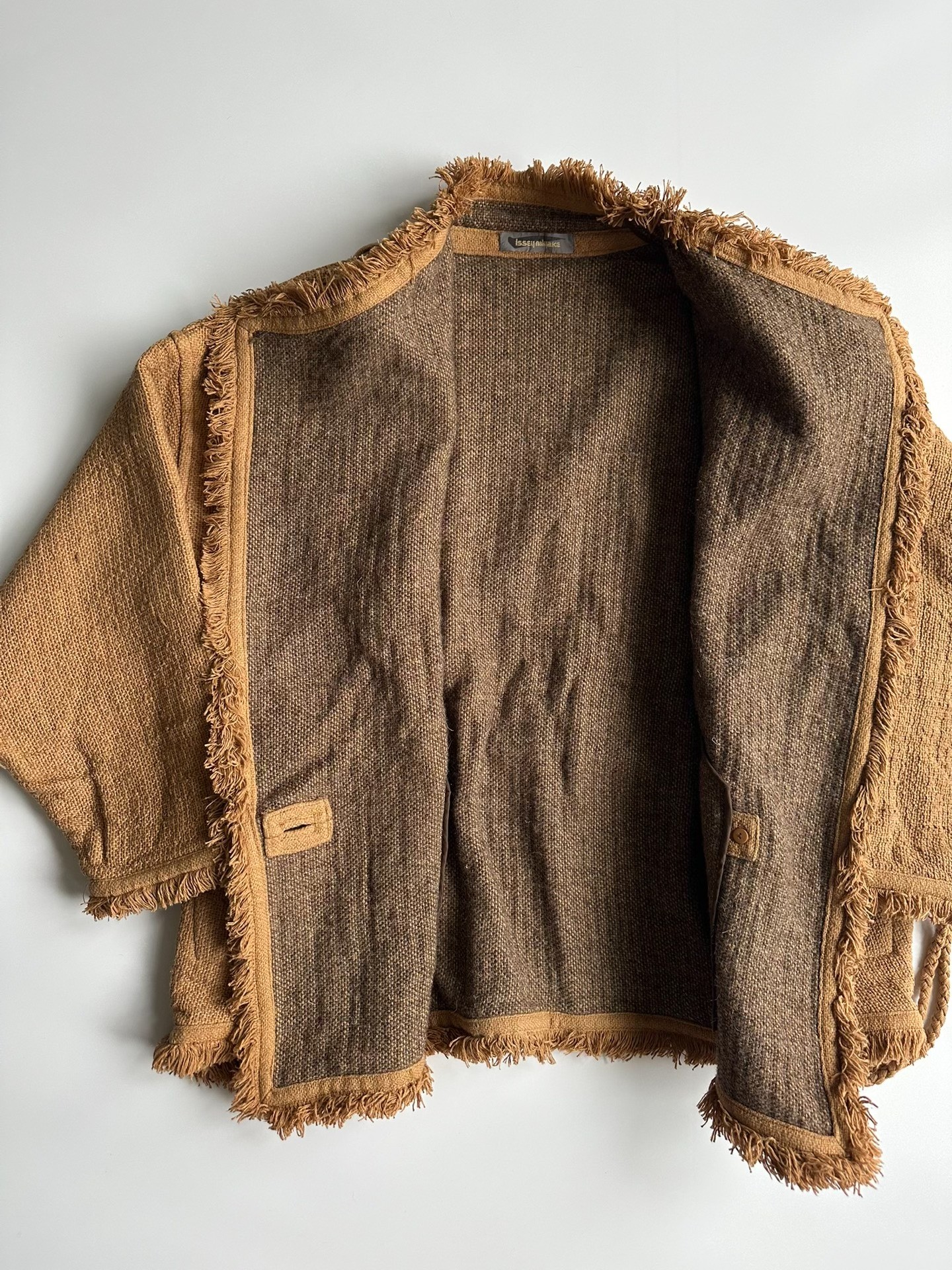 Issey Miyake 90s Textured Jacket — detail