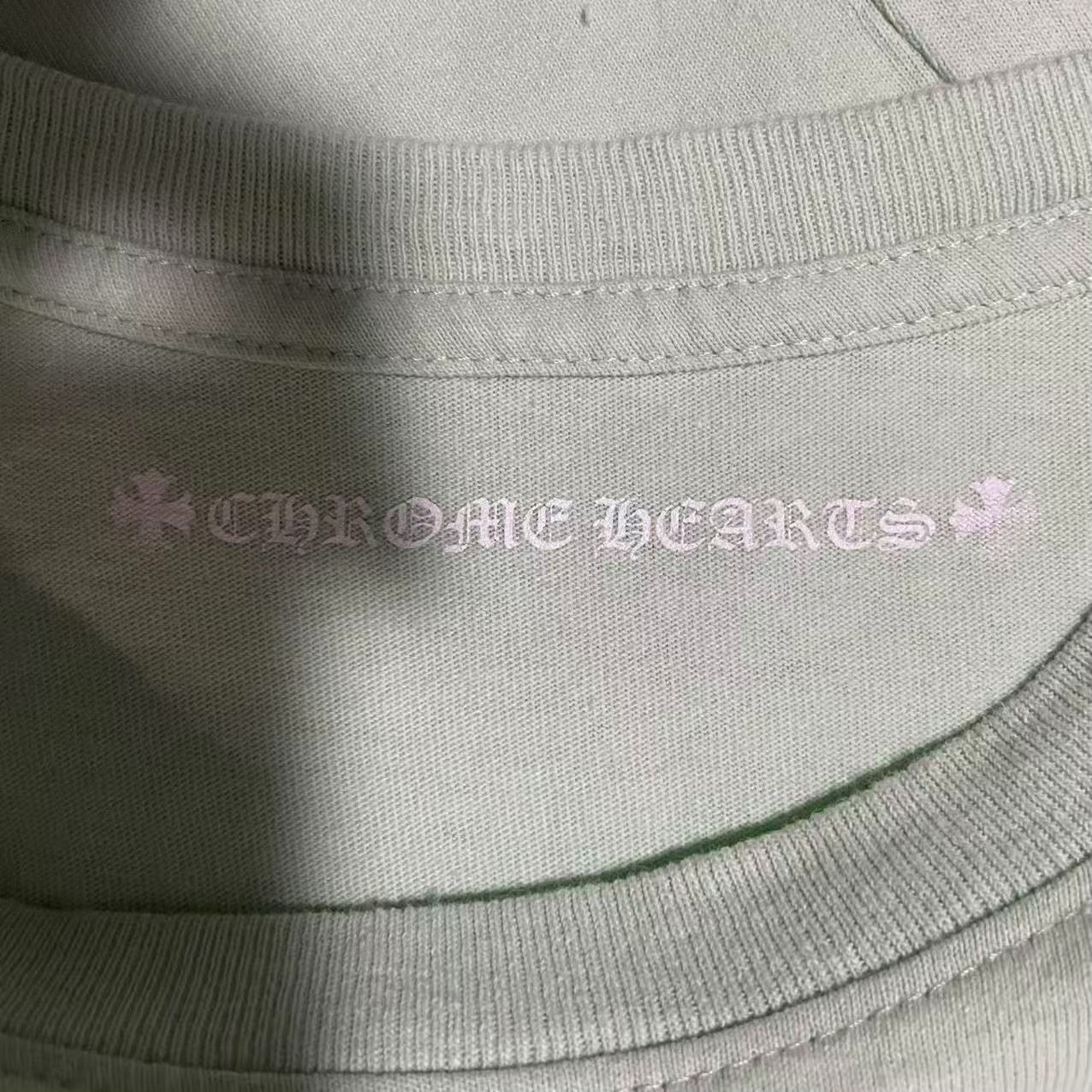 Chrome Hearts Mint Green Short Sleeve T-Shirt — detail