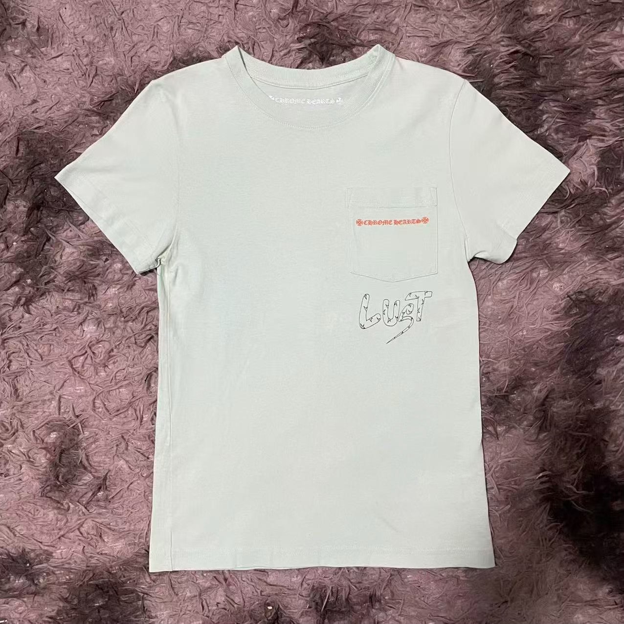 Chrome Hearts Mint Green Short Sleeve T-Shirt