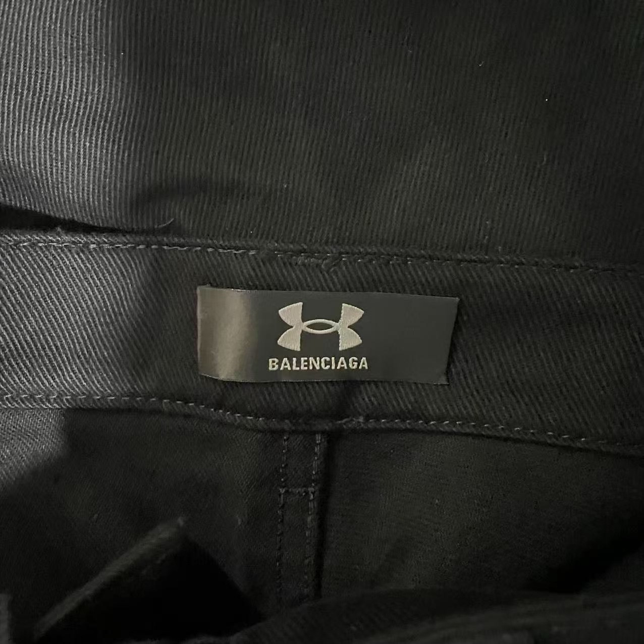 Balenciaga x Under Armour Baggy Jeans — detail