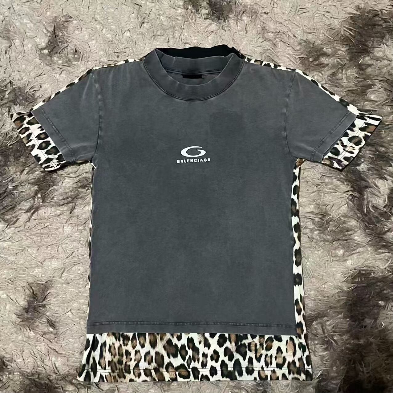 Balenciaga 24FW Runway Leopard Tee