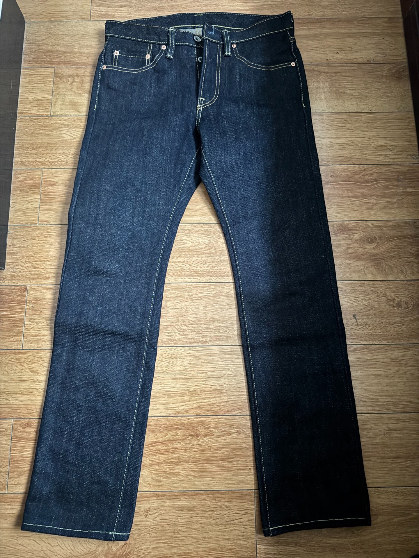 Iron Heart 555xhs25oz Indigo Denim Jeans