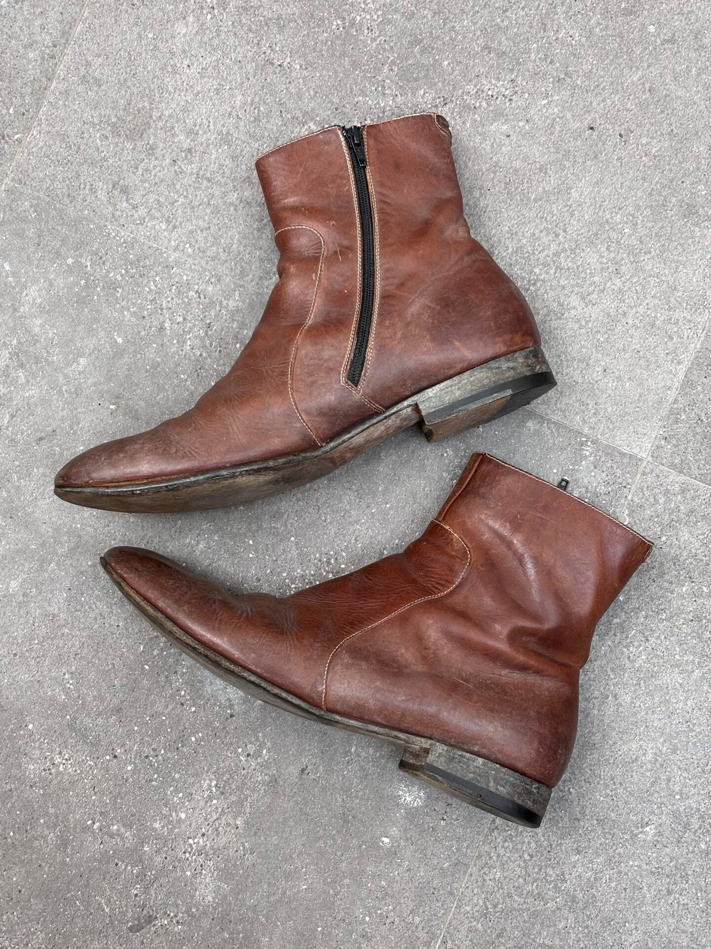 Maison Margiela SS2004 Ankle Boots — detail