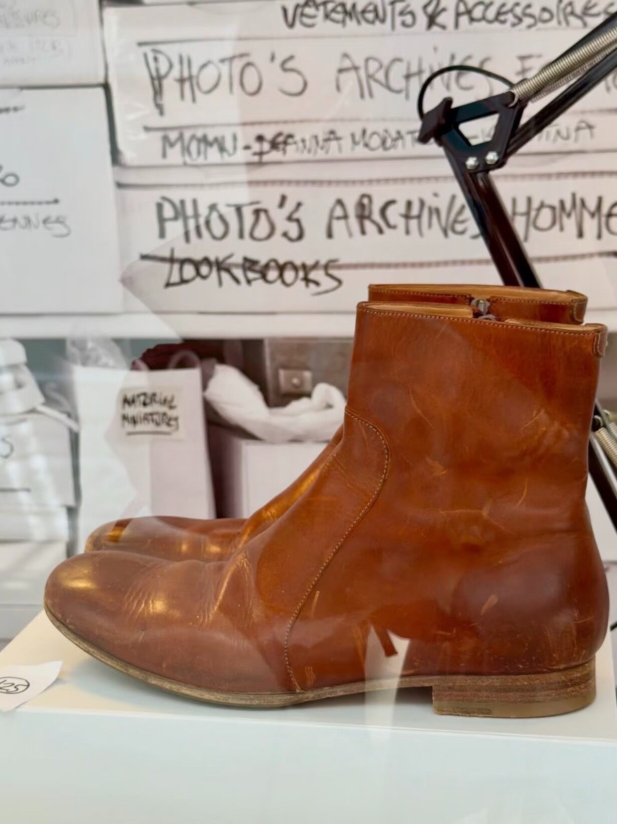 Maison Margiela SS2004 Ankle Boots — front