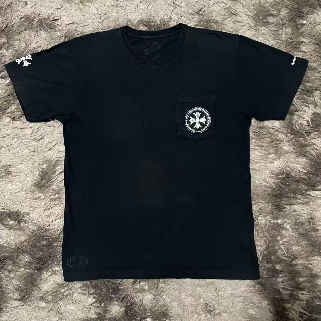 Chrome Hearts Cross Print Short Sleeve Tee