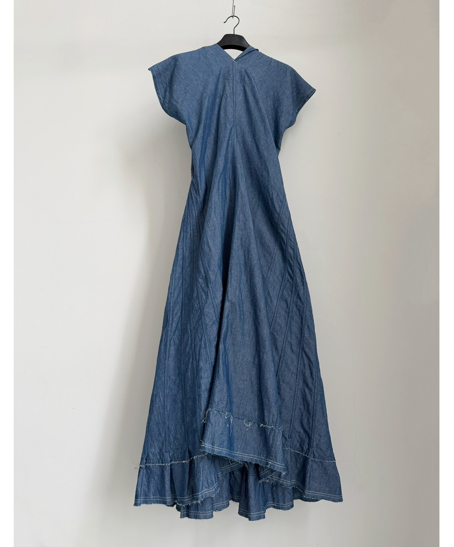 Junya Watanabe 2002 Denim Maxi Dress — back