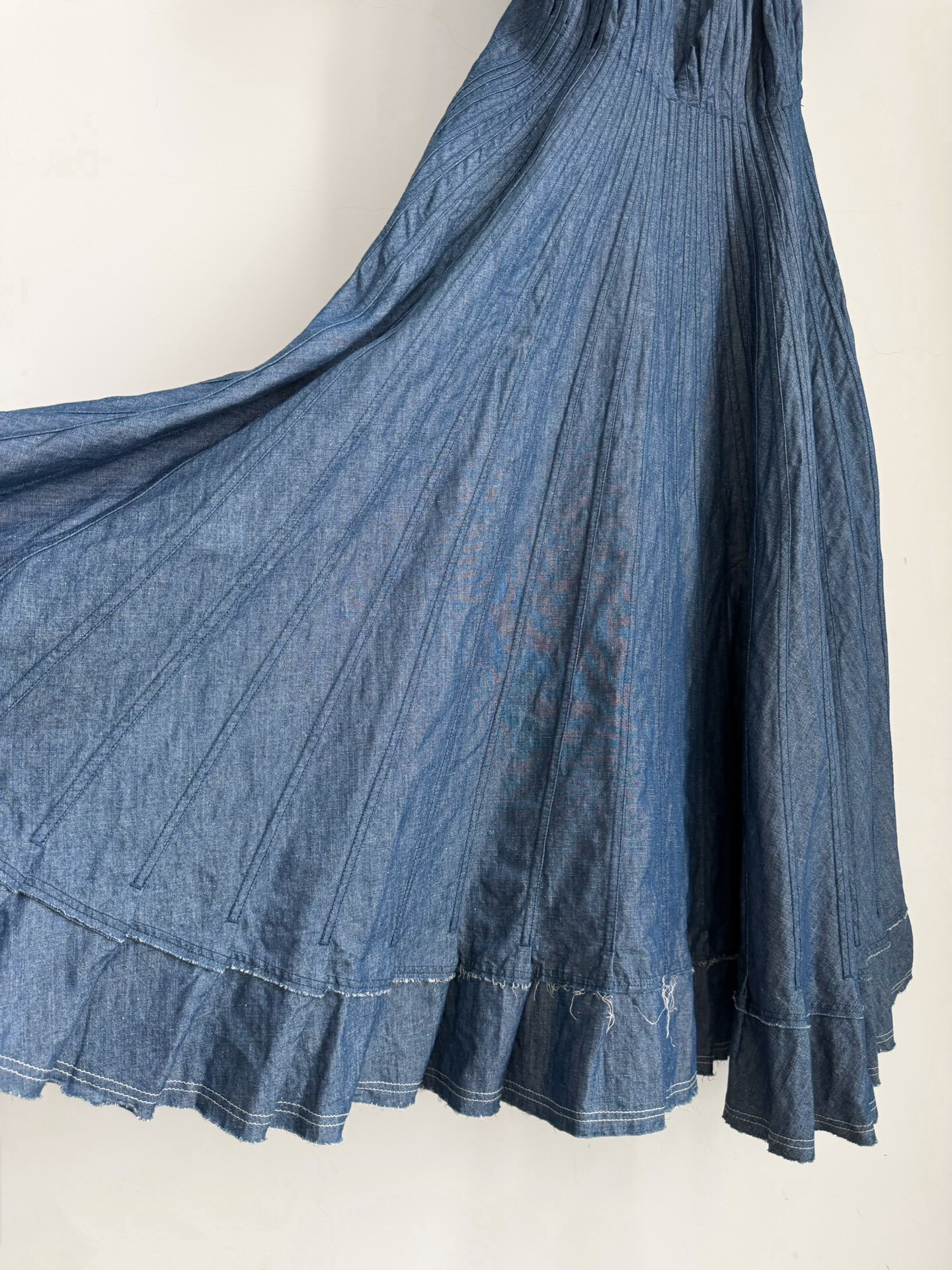 Junya Watanabe 2002 Denim Maxi Dress — label