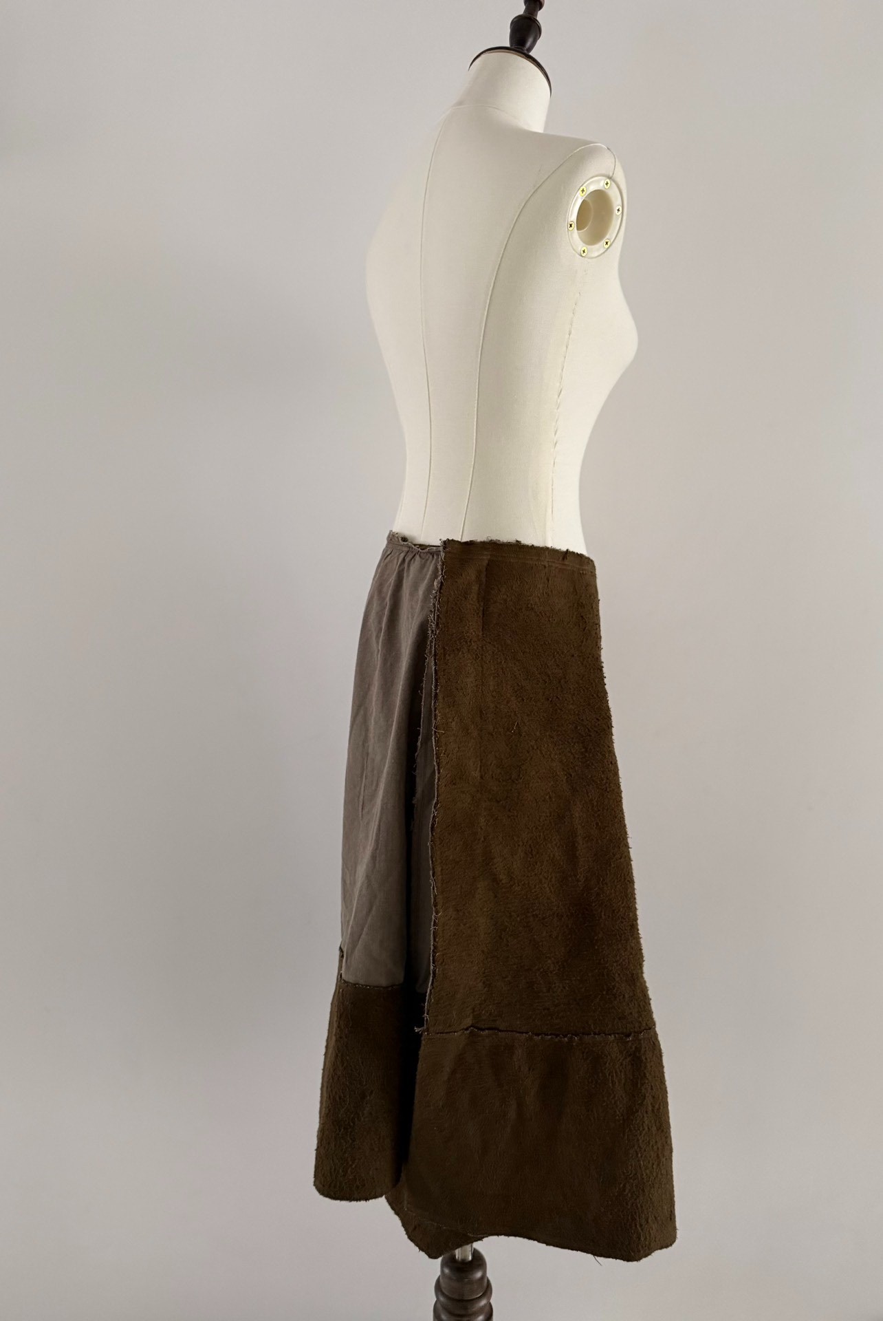 Comme des Garcons 02AW Asymmetric Midi Skirt — label