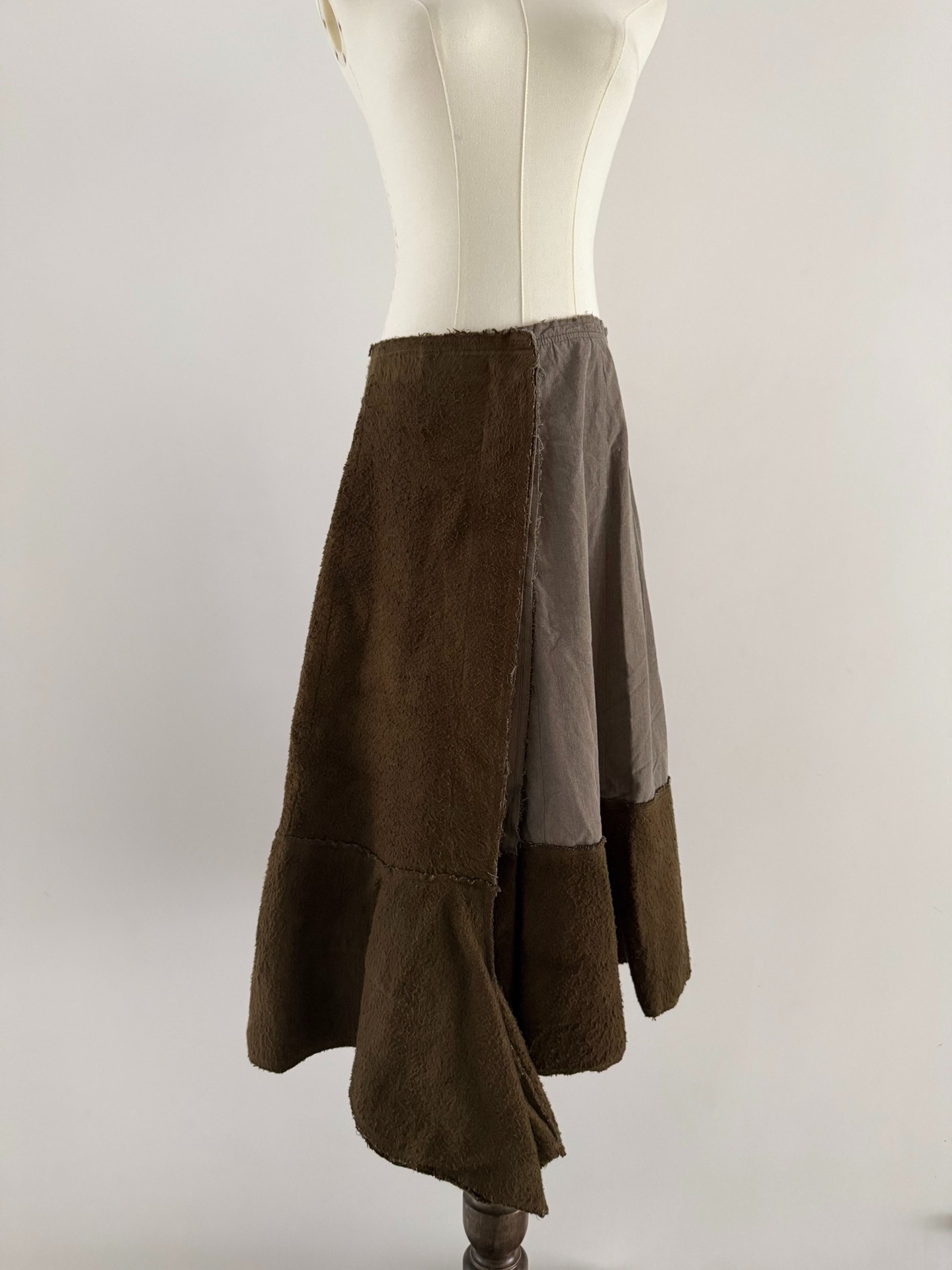 Comme des Garcons 02AW Asymmetric Midi Skirt