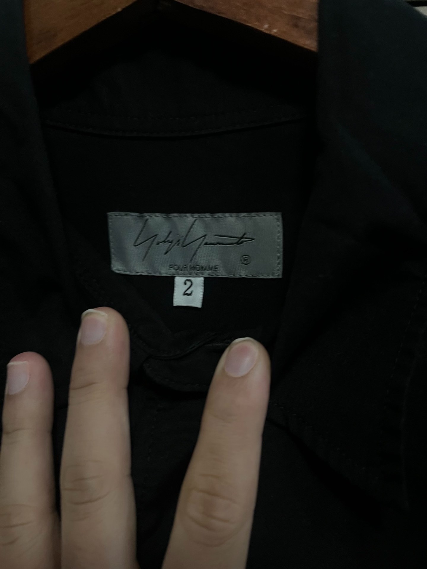 Yohji Yamamoto 22ss Dahlia Shirt — back