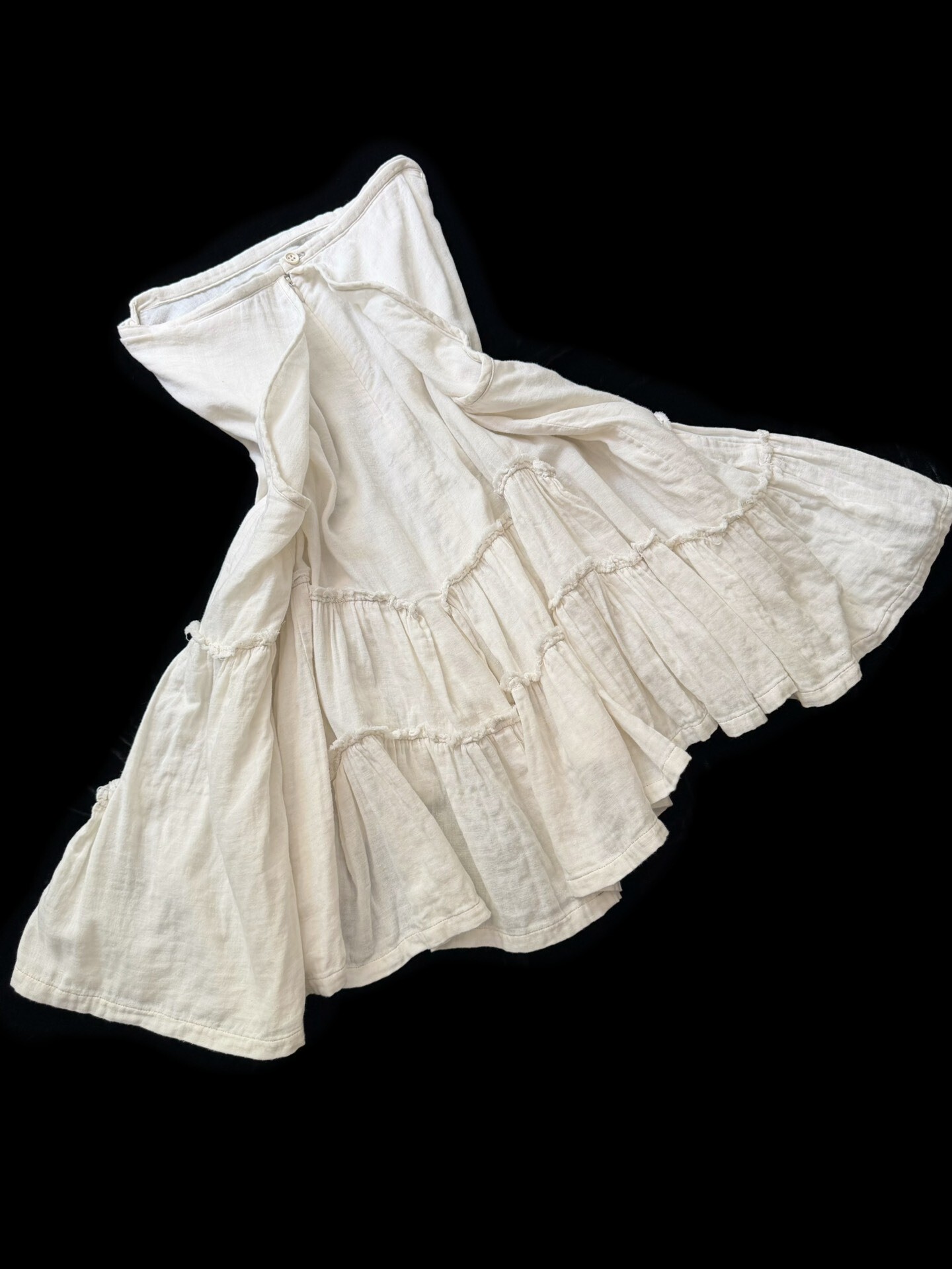 Comme des Garcons Tricot Tiered Skirt — detail