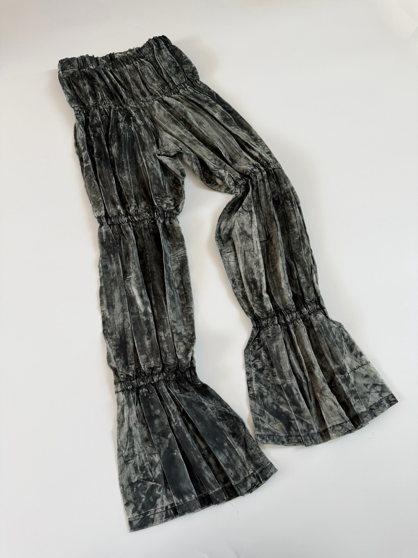 Issey Miyake 1993 Tie-Dye Pleated Pants — label
