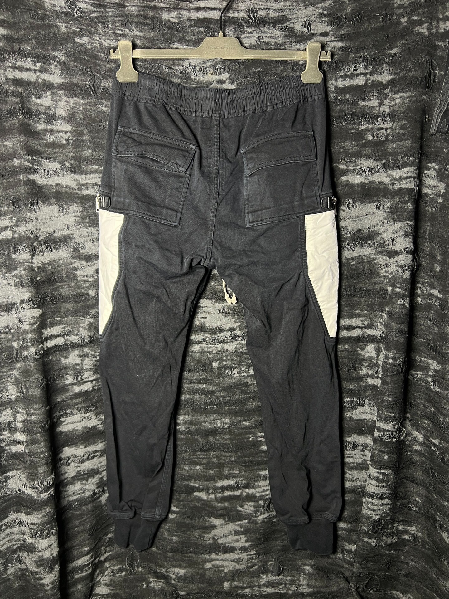 Rick Owens 20SS Black Zipper Pants — back