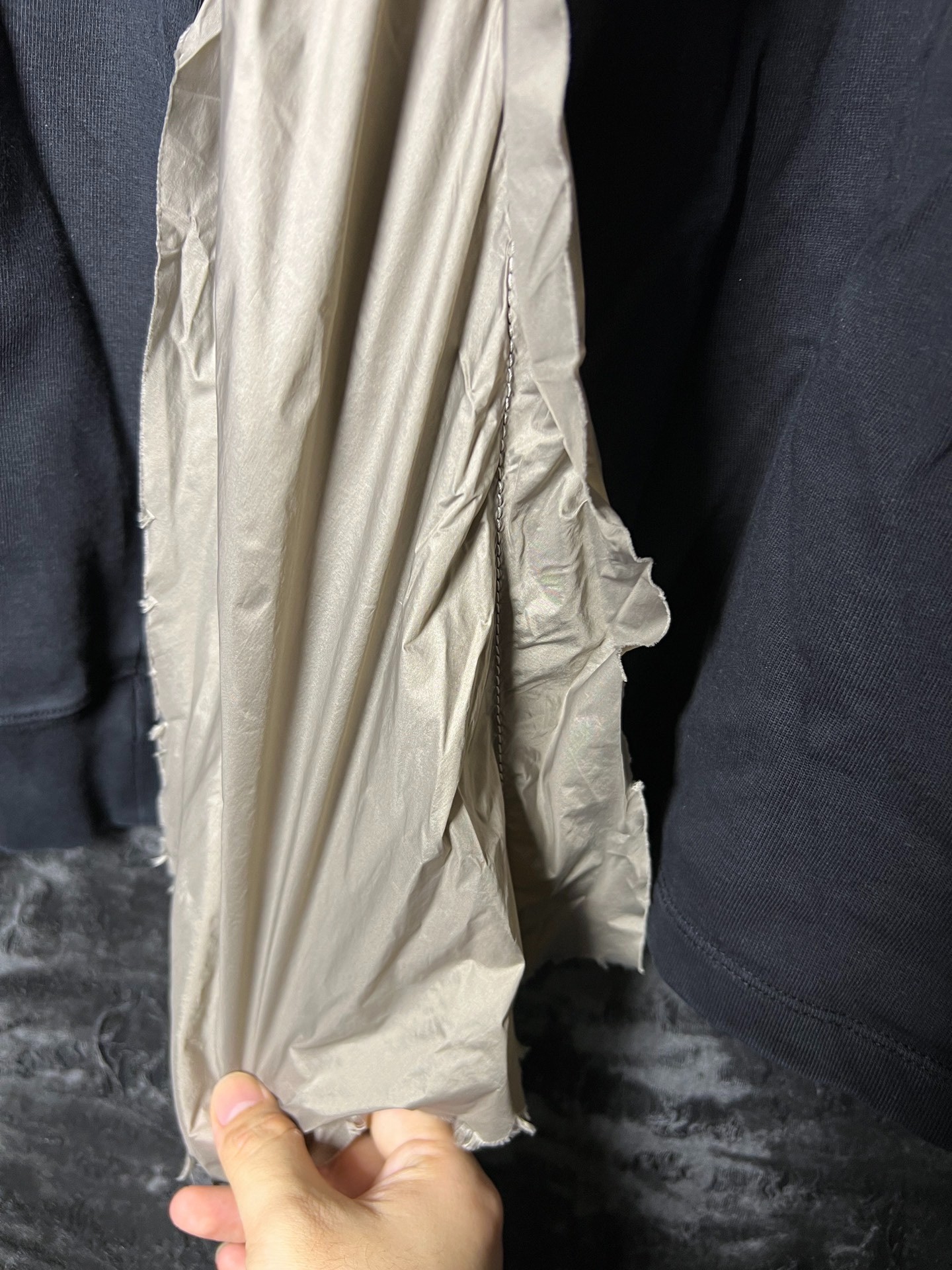 Rick Owens 18FW Tarp-T Shirt — detail