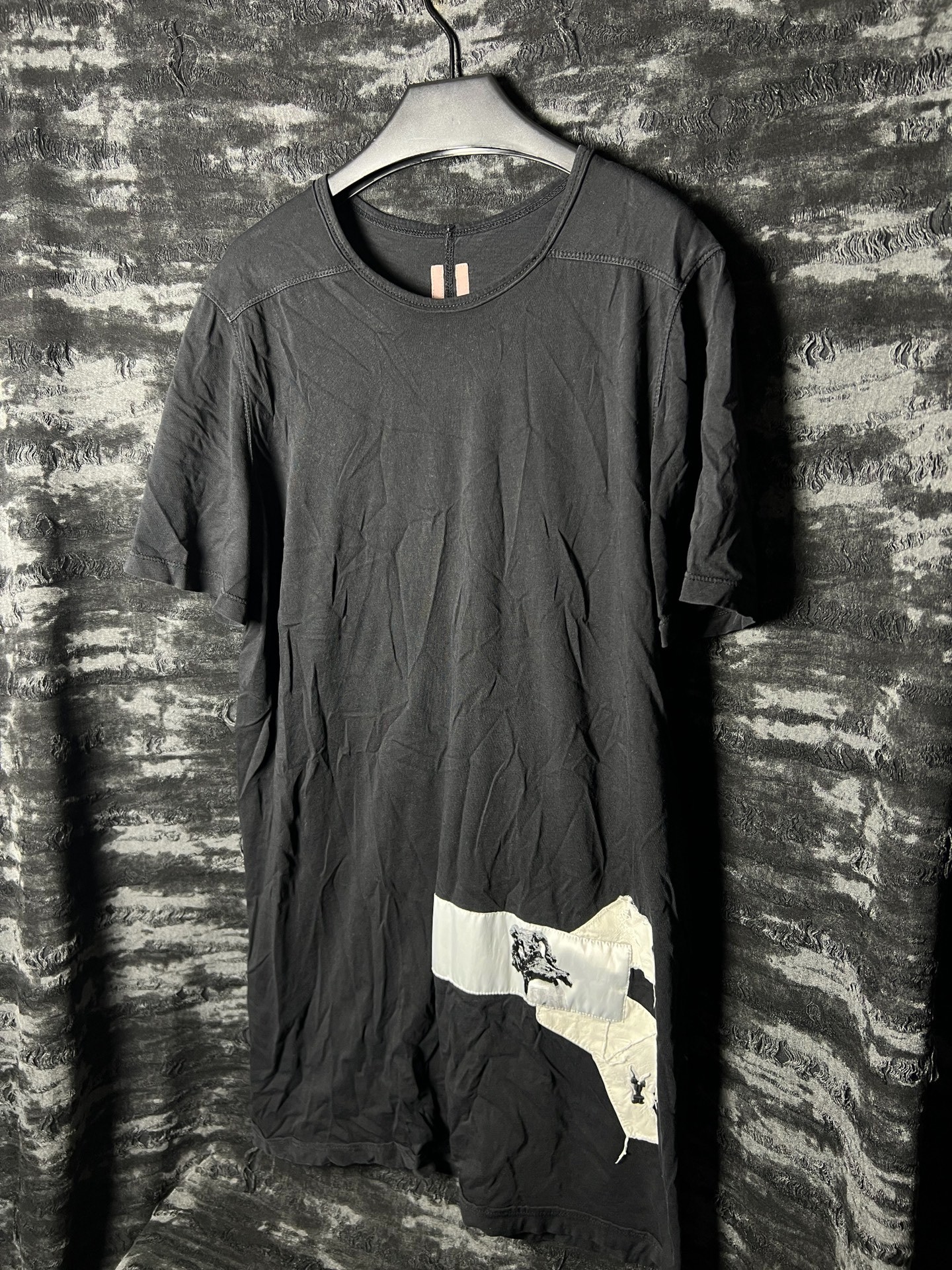 Rick Owens 17SS Patchwork T-Shirt — back