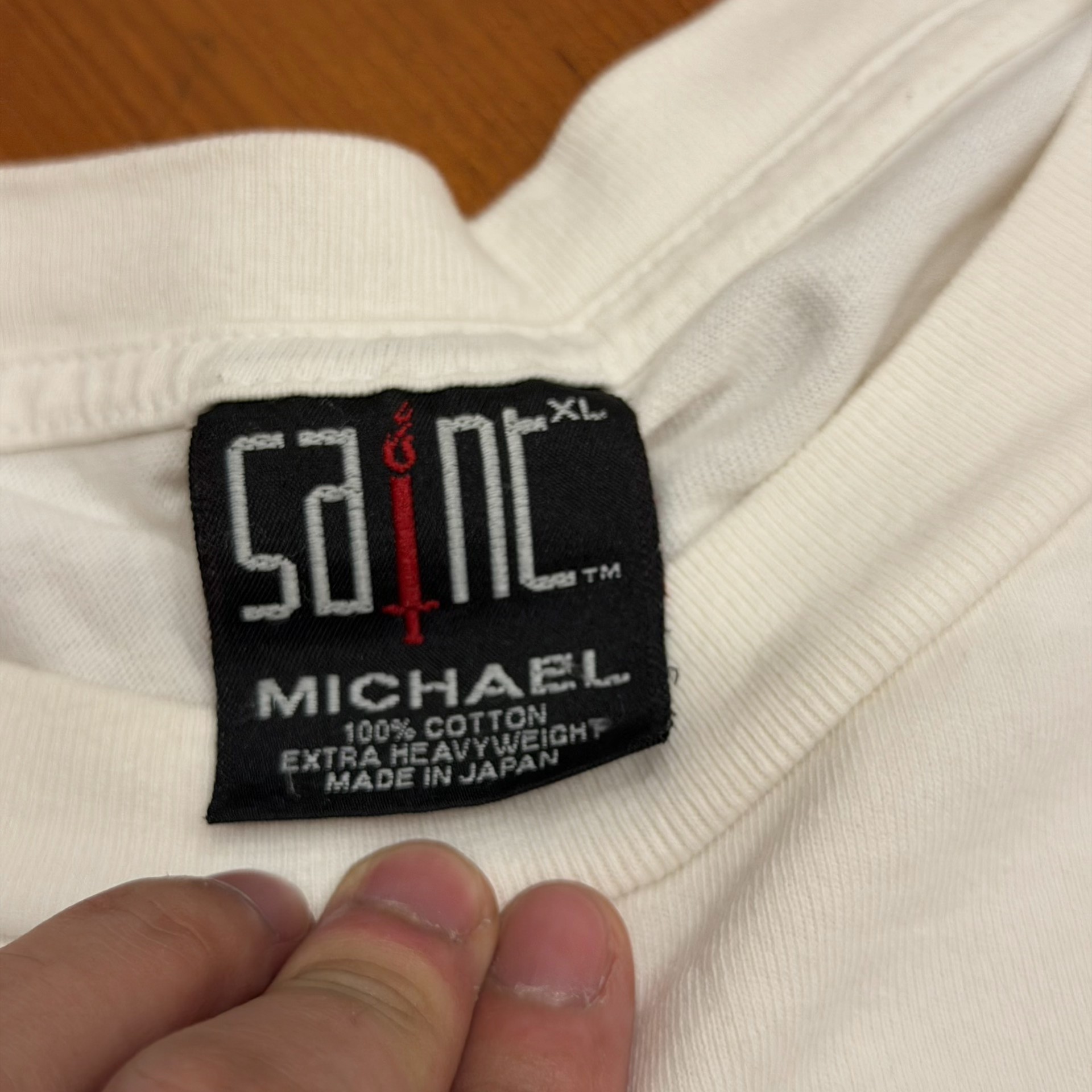 Saint Michael Graphic Short-Sleeve T-Shirt — back