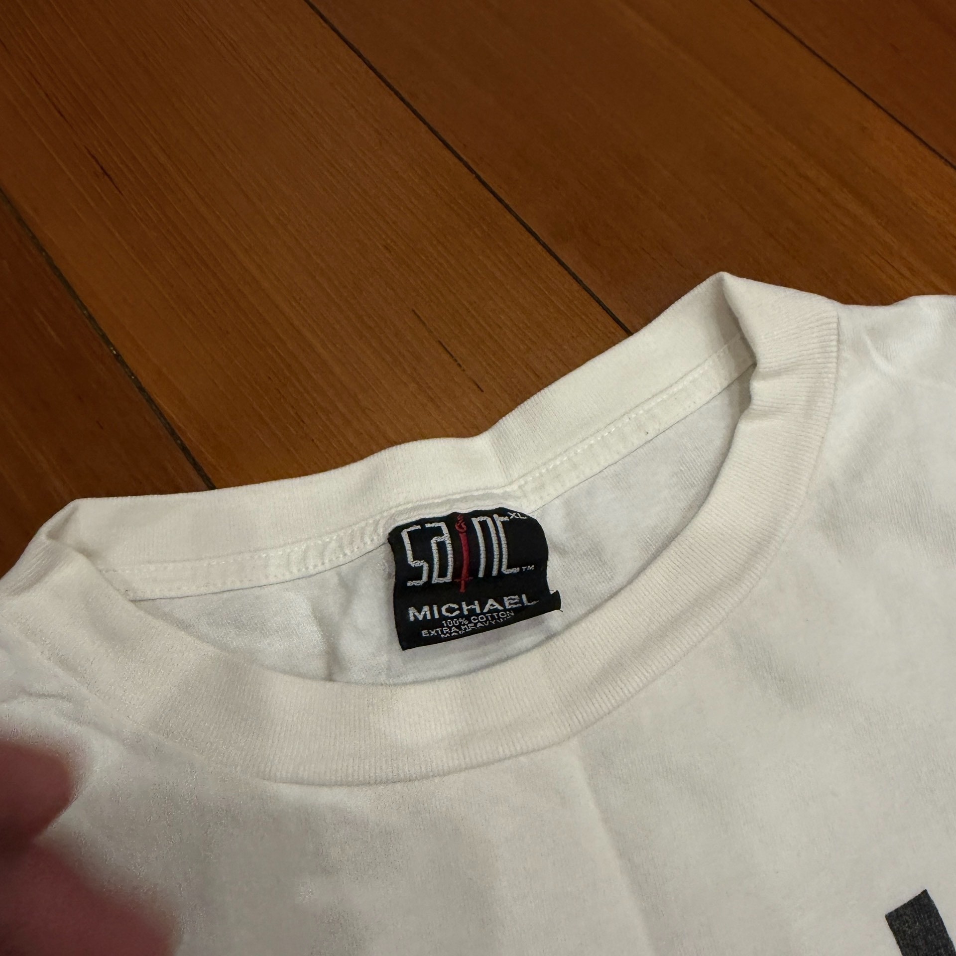 Saint Michael Graphic Short-Sleeve T-Shirt — detail