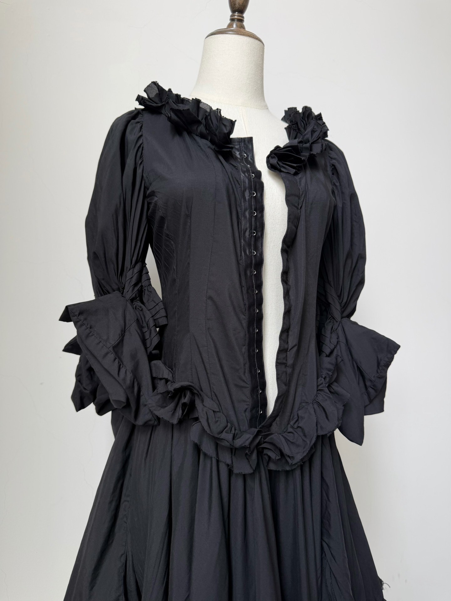 Comme des Garcons Ruffled Mid-Length Dress — back
