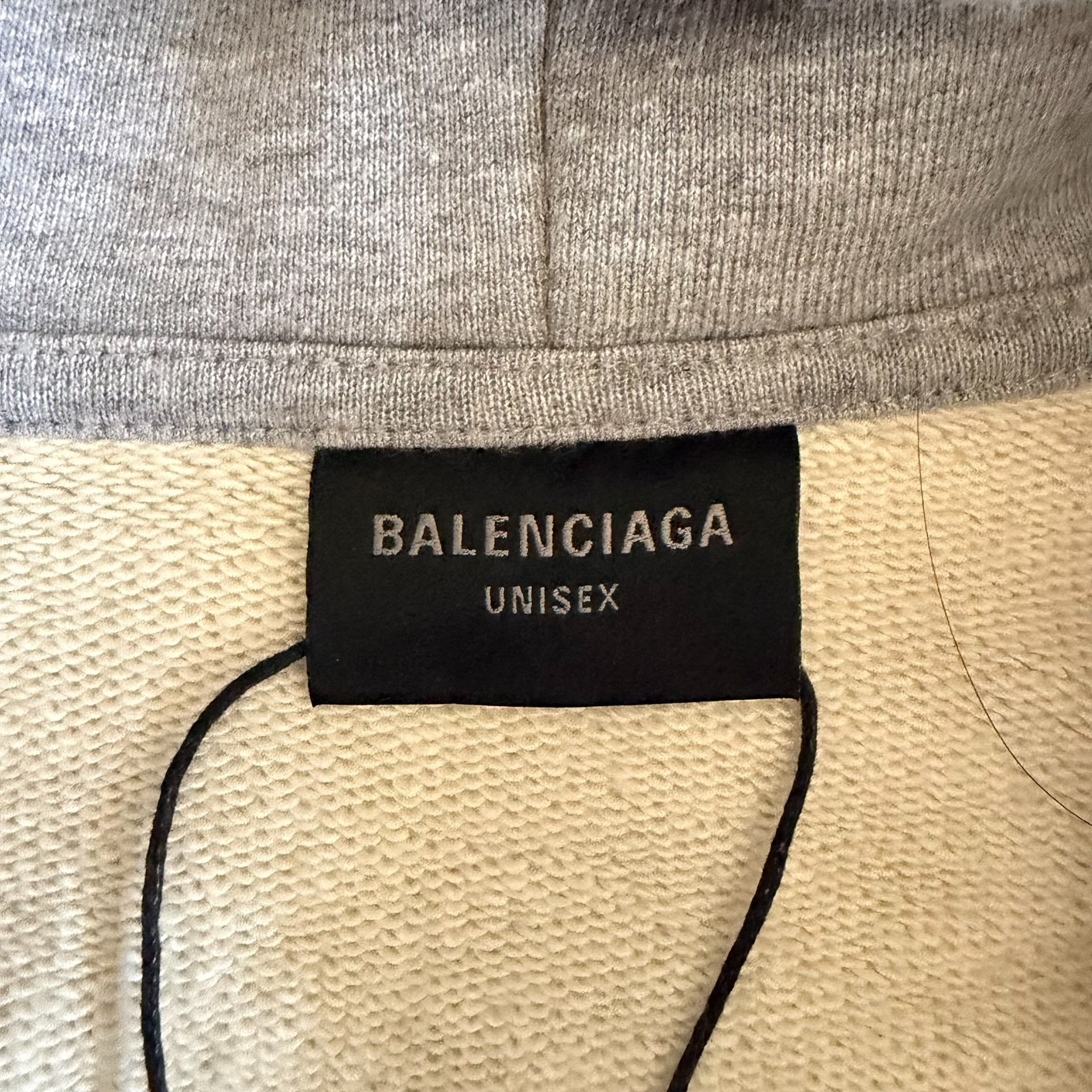 Balenciaga 24FW Planet Earth Zip Hoodie — detail