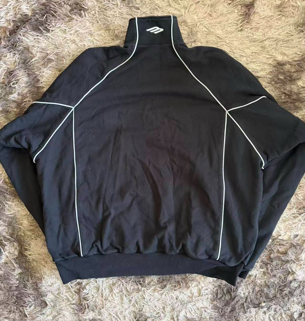 Balenciaga 3B Sports Zip-Up Jacket — front