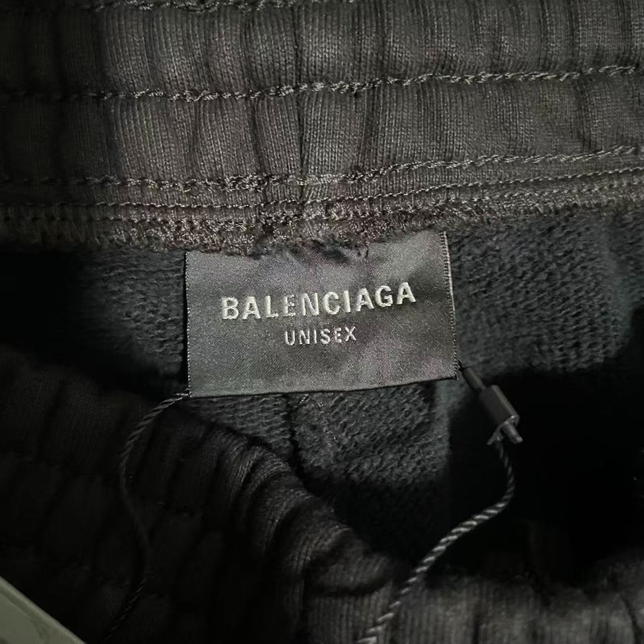 Balenciaga Mud-Dyed Baggy Sweatpants — detail