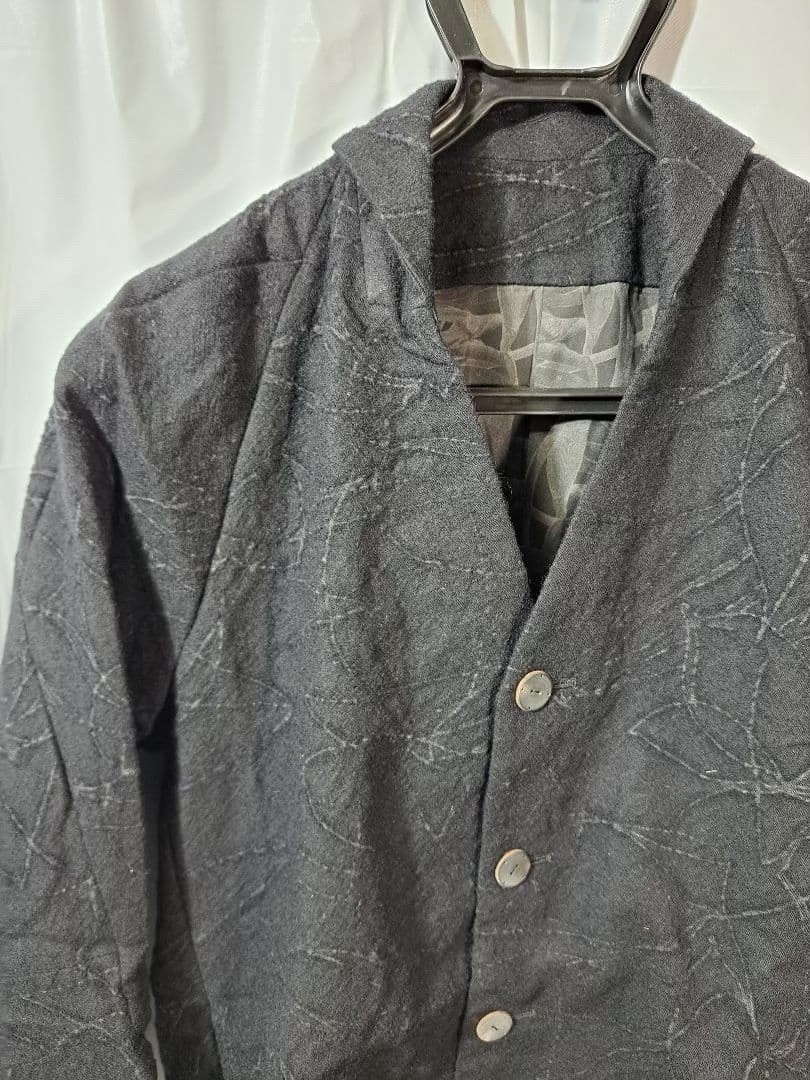 Devoa Wool Coat Size 2 — detail