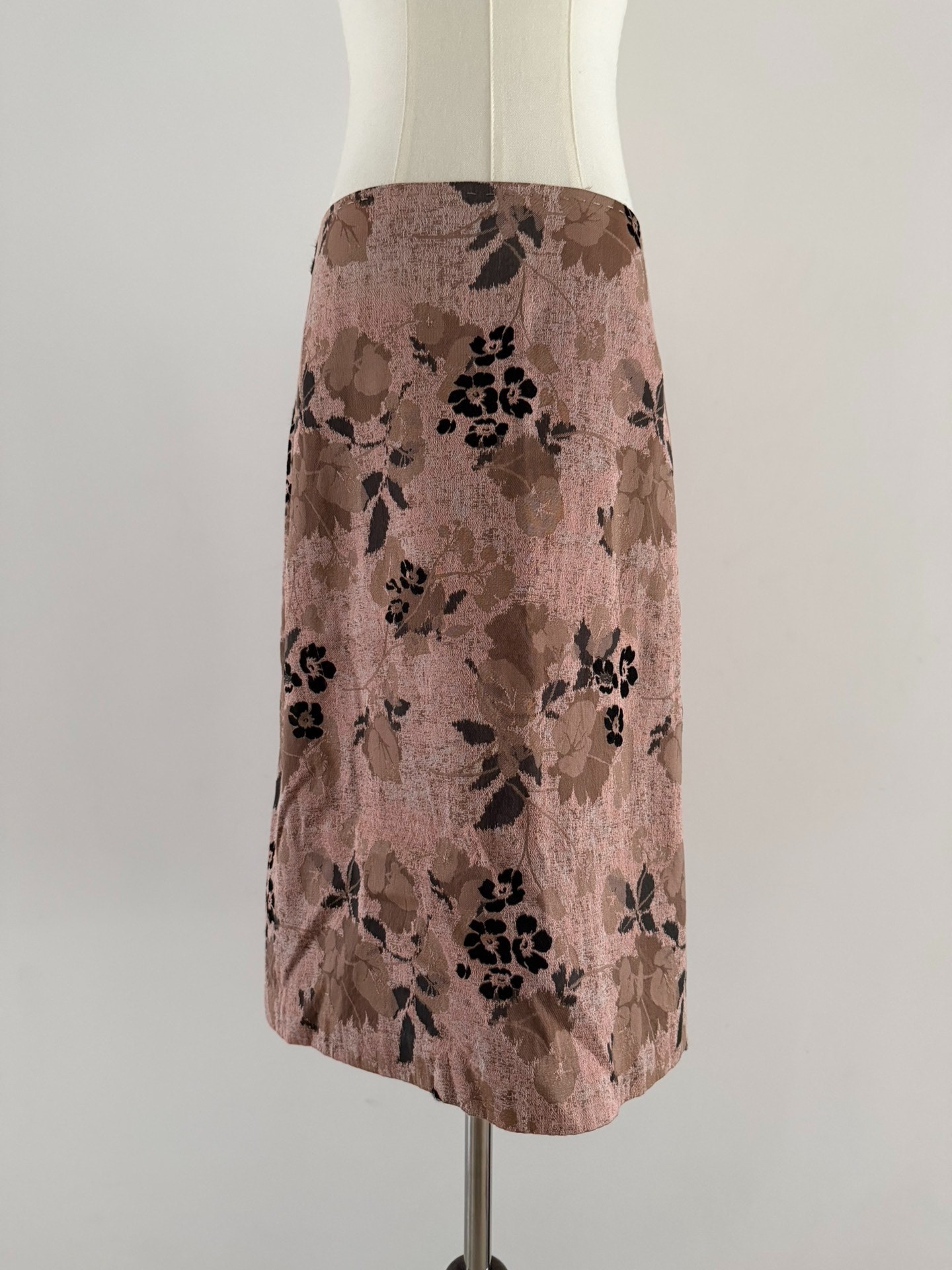 Dries Van Noten Floral Midi Skirt — front