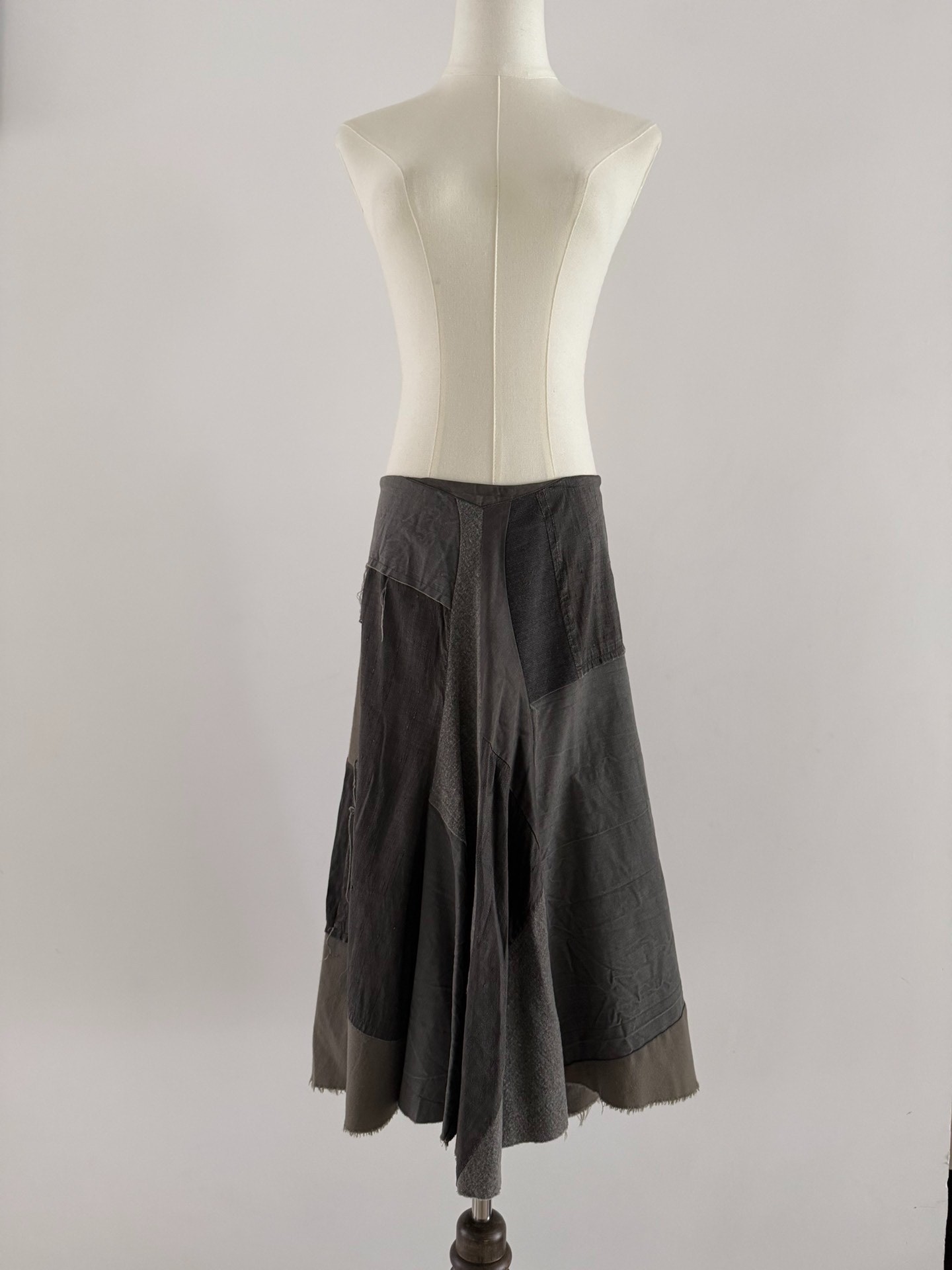 Junya Watanabe 02AW Patchwork Skirt — label