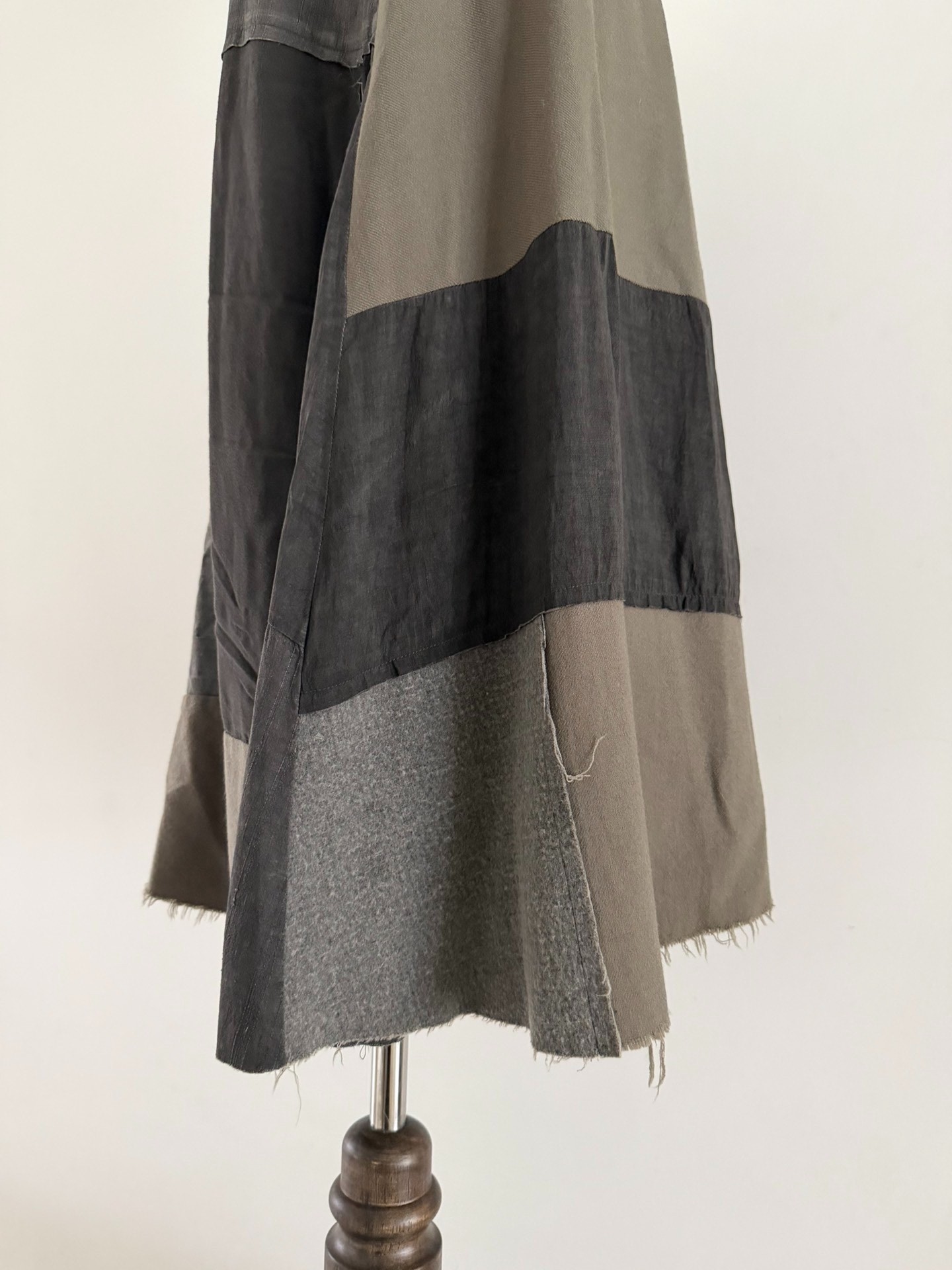 Junya Watanabe 02AW Patchwork Skirt — back