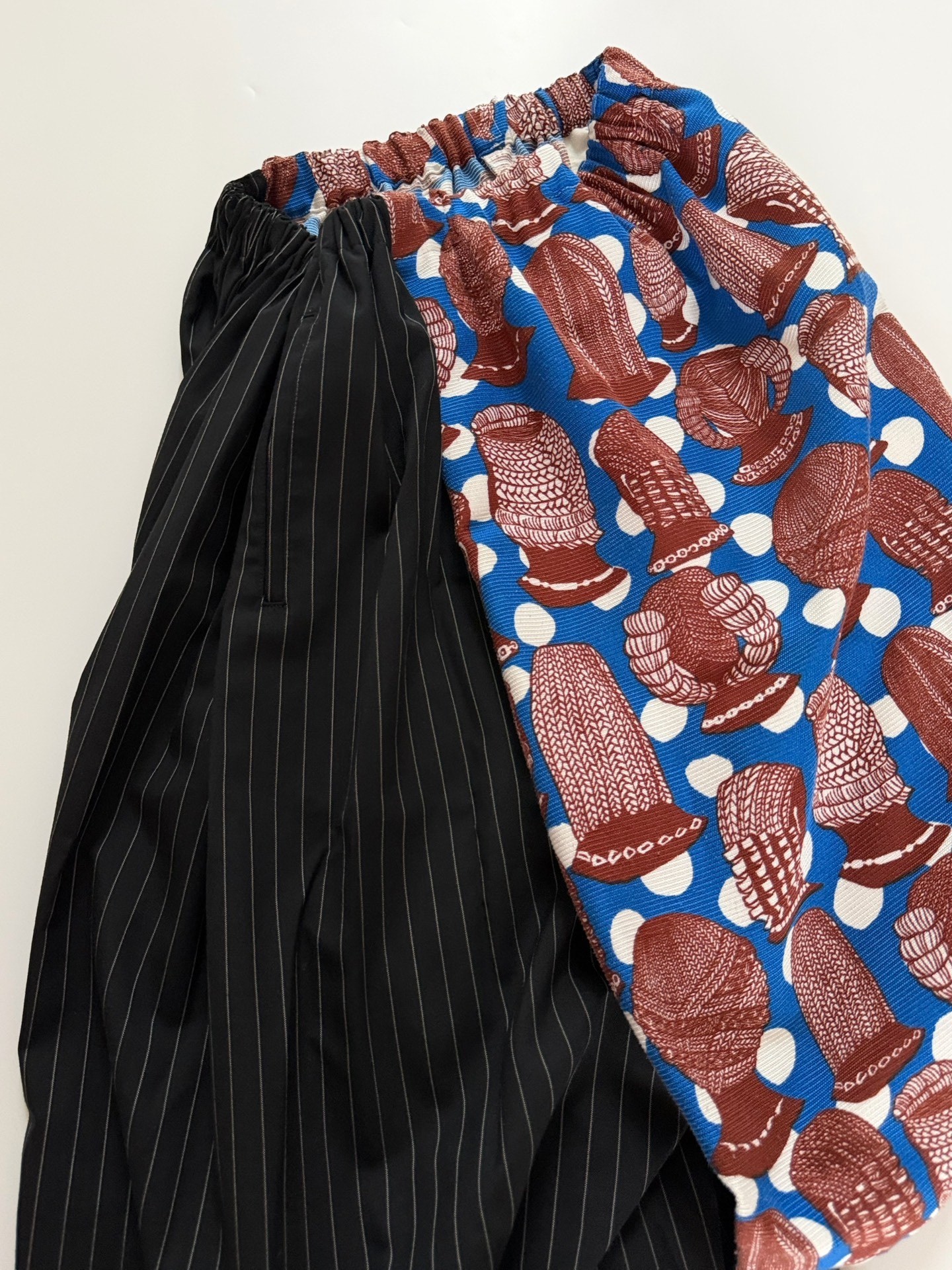 Comme des Garçons Asymmetric Skirt-Pant — back