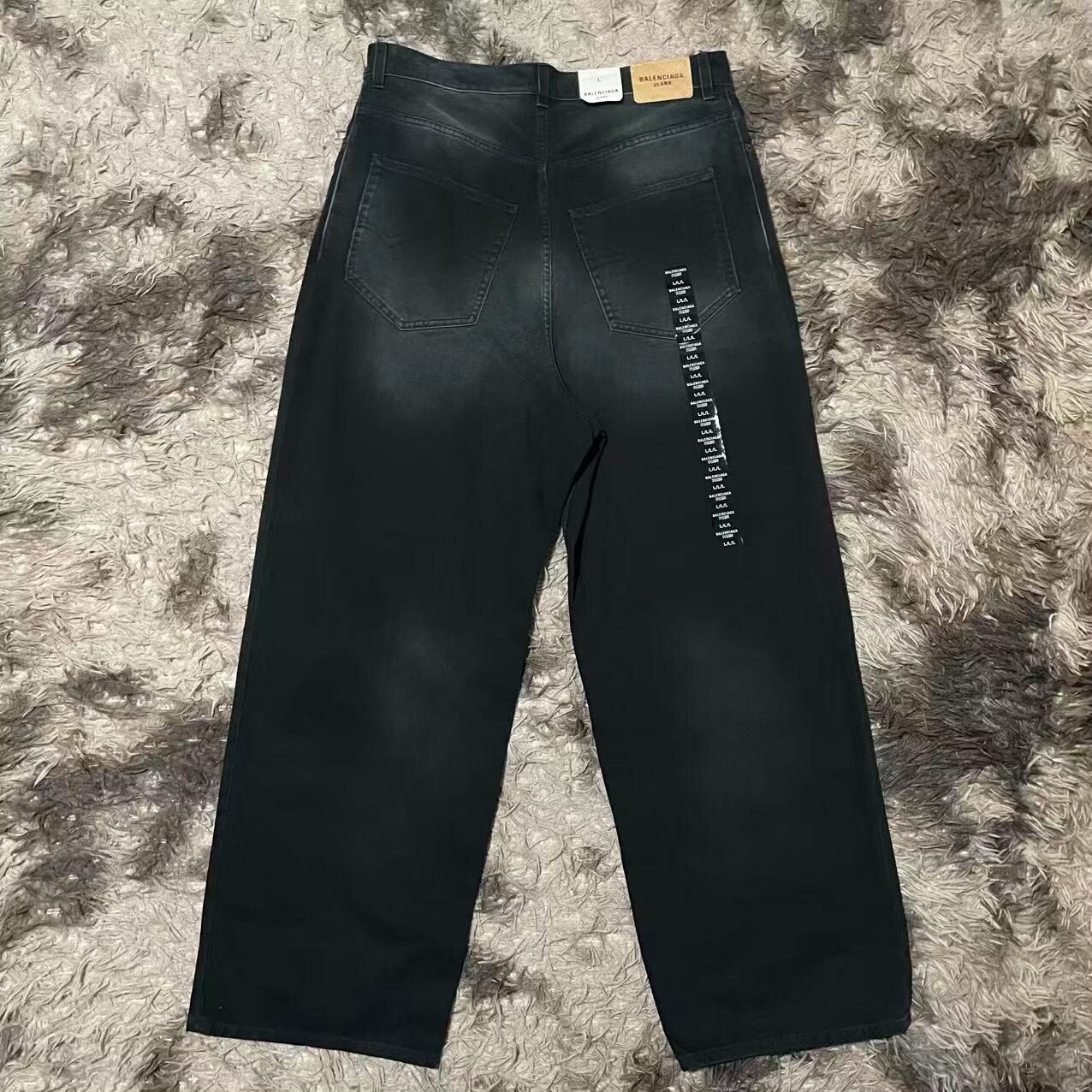 Balenciaga Straight Leg Jeans — front