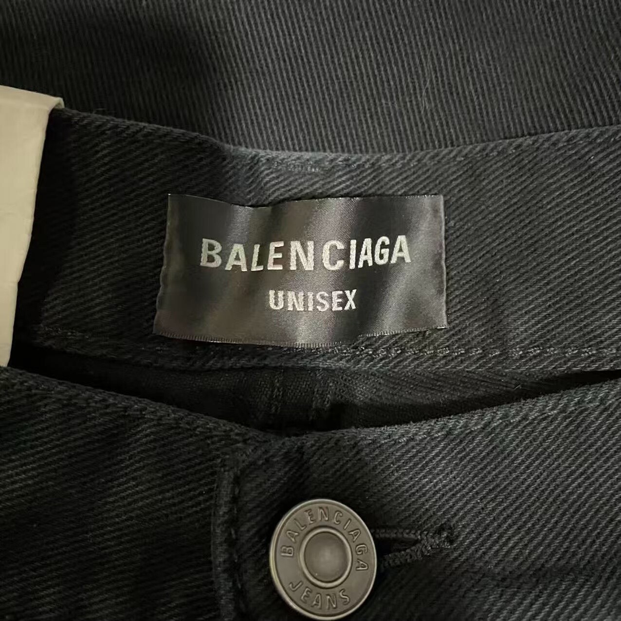 Balenciaga Straight Leg Jeans — back