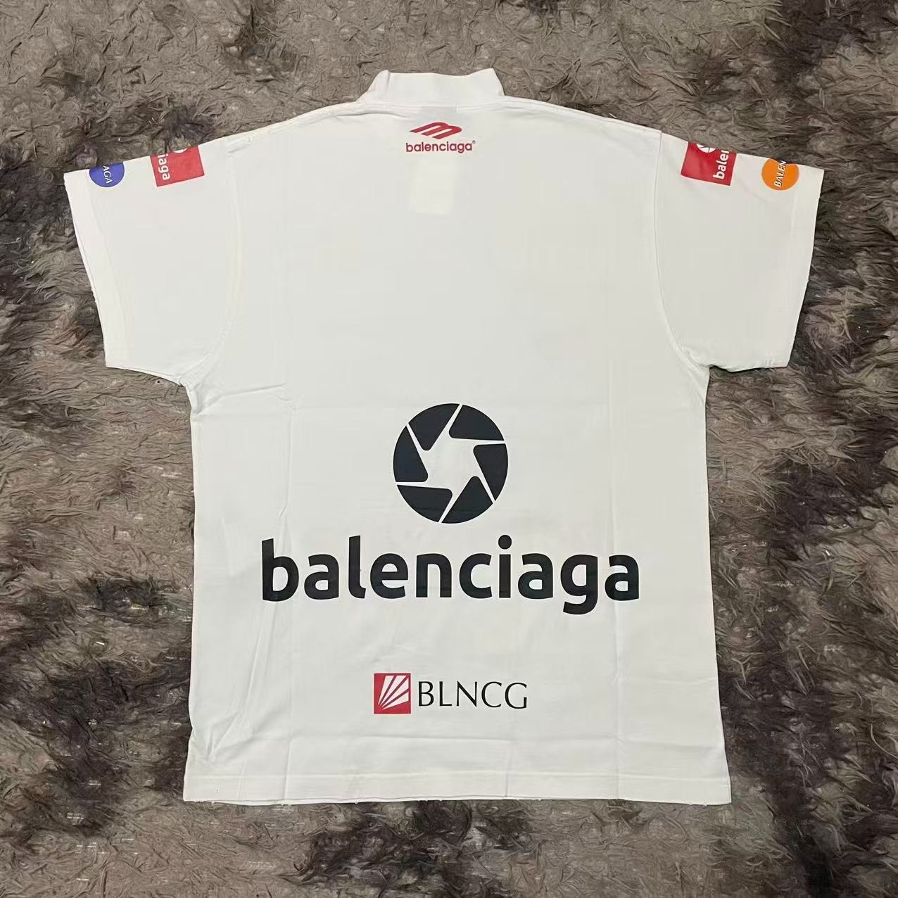 Balenciaga Top League Racing T-Shirt — front