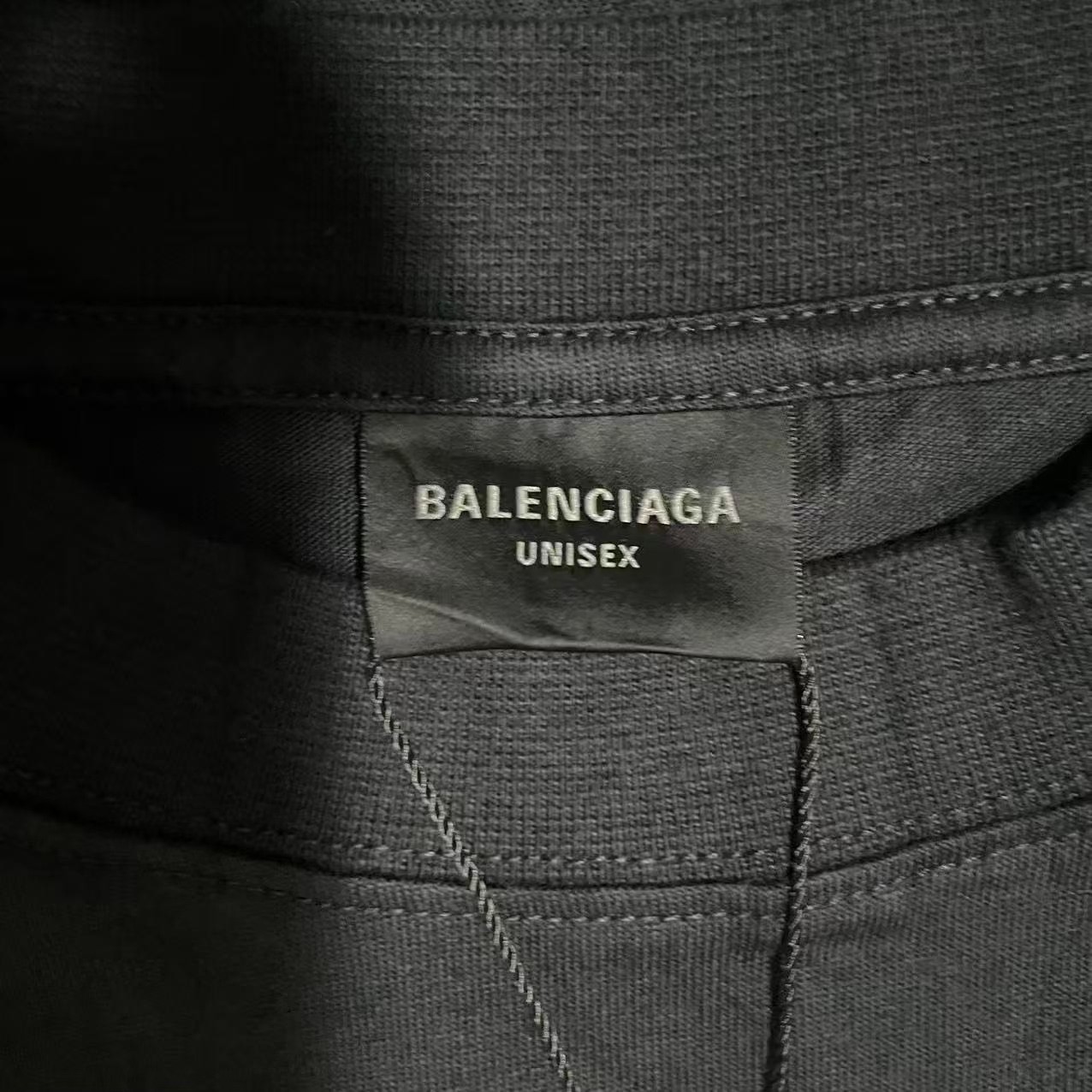 Balenciaga 2024 Keep Calm Black T-Shirt — detail