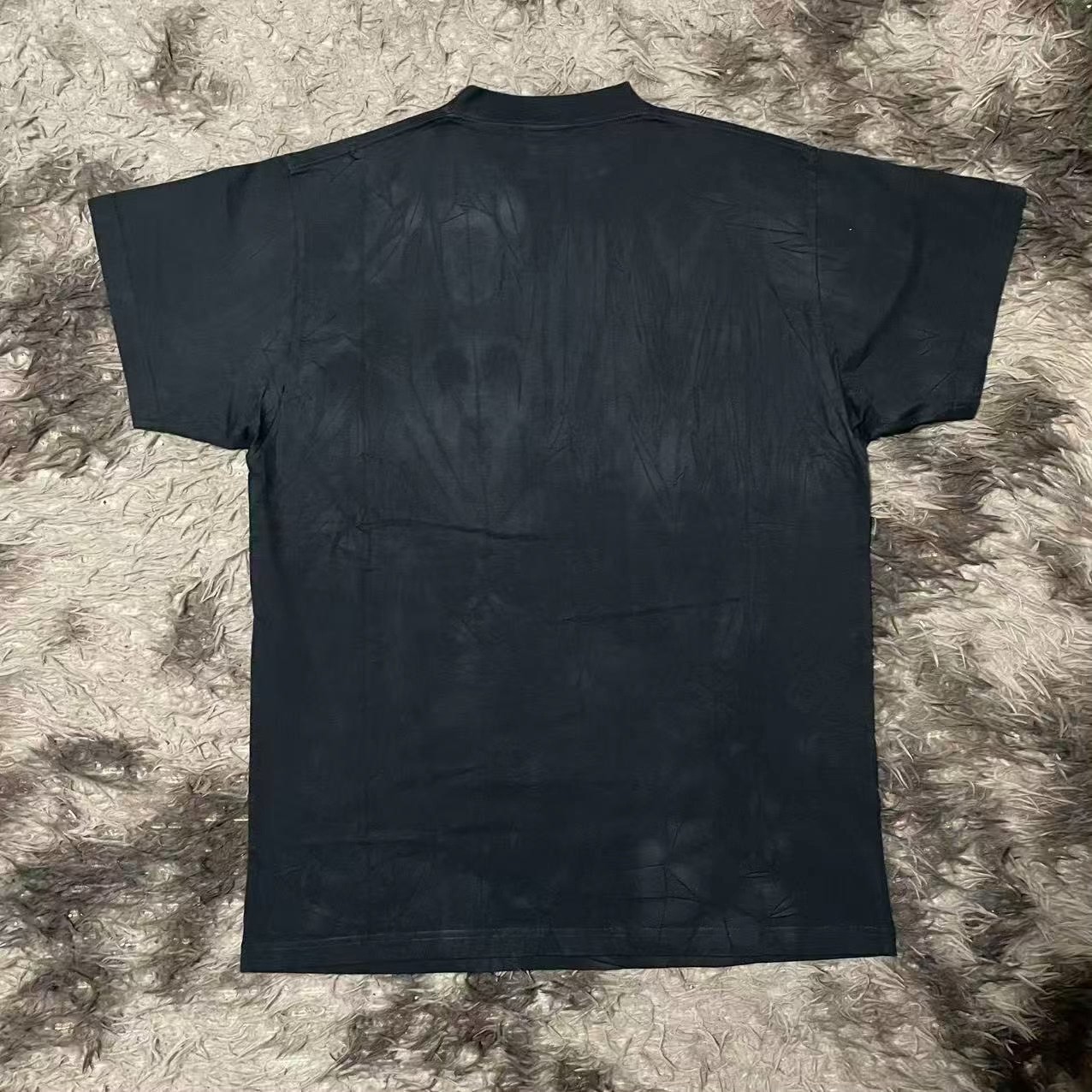 Balenciaga 2024 Keep Calm Black T-Shirt — front