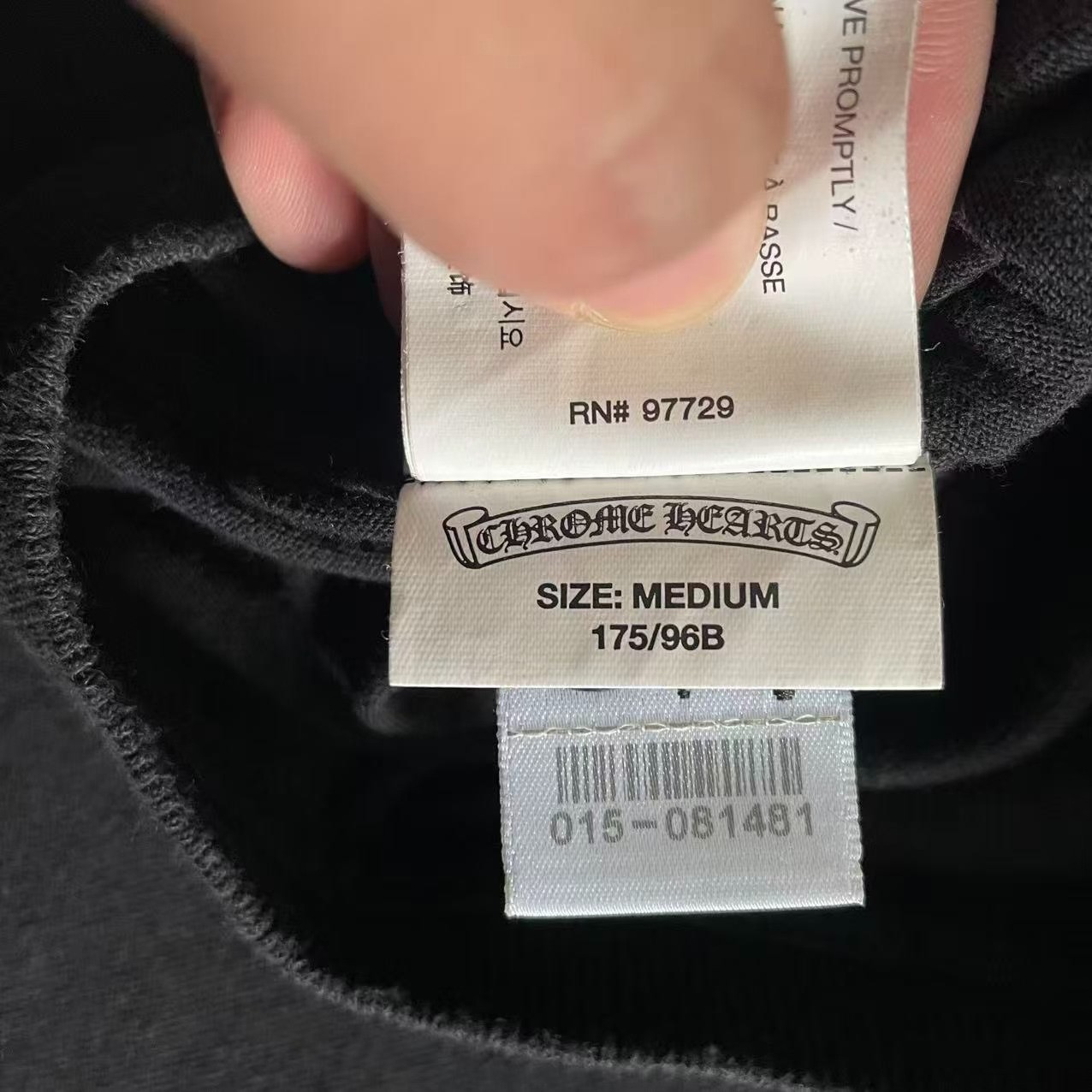 Chrome Hearts x Off-White Limited Tee — back