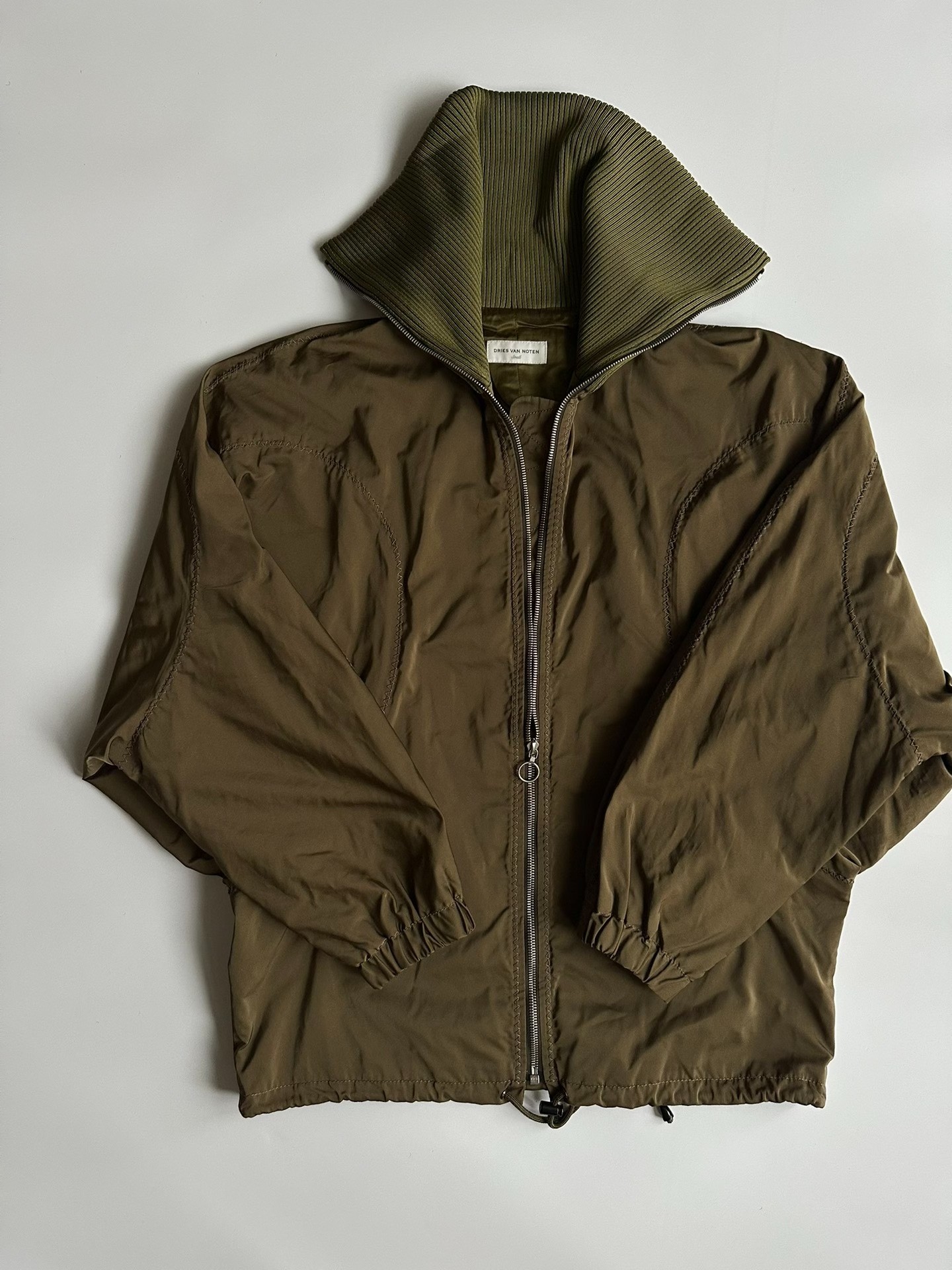 Dries Van Noten High-Neck Zip Jacket