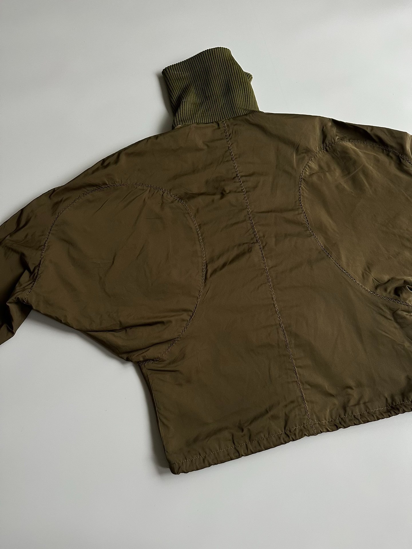 Dries Van Noten High-Neck Zip Jacket — label