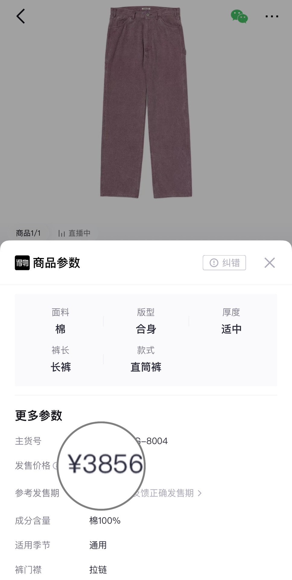 AURALEE Washed Organic Canvas Pants — back