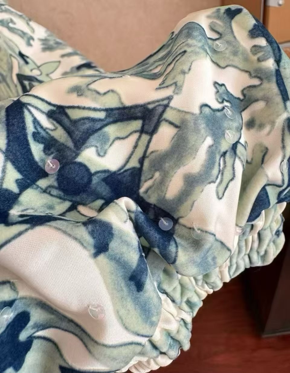 Louis Vuitton Blue-Green Coral Jacket — back