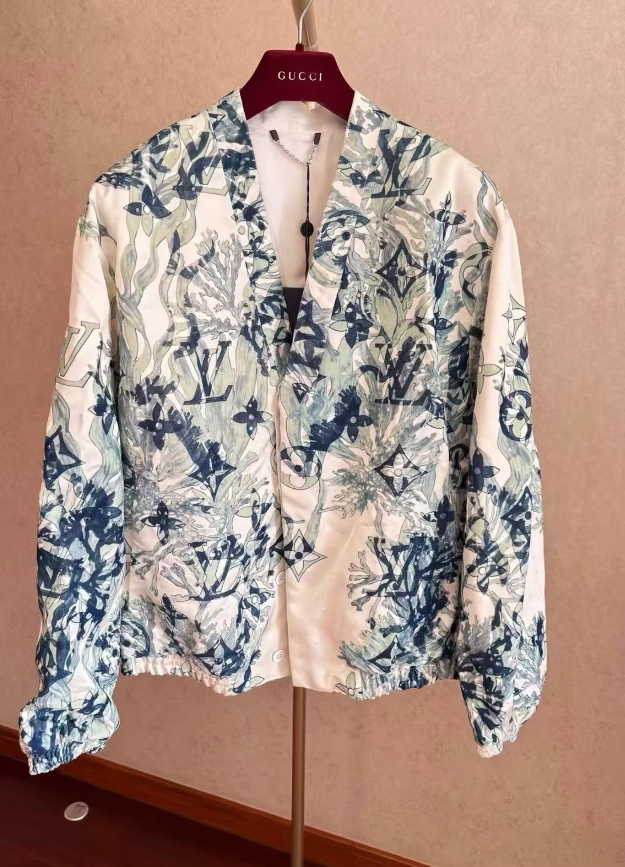 Louis Vuitton Blue-Green Coral Jacket