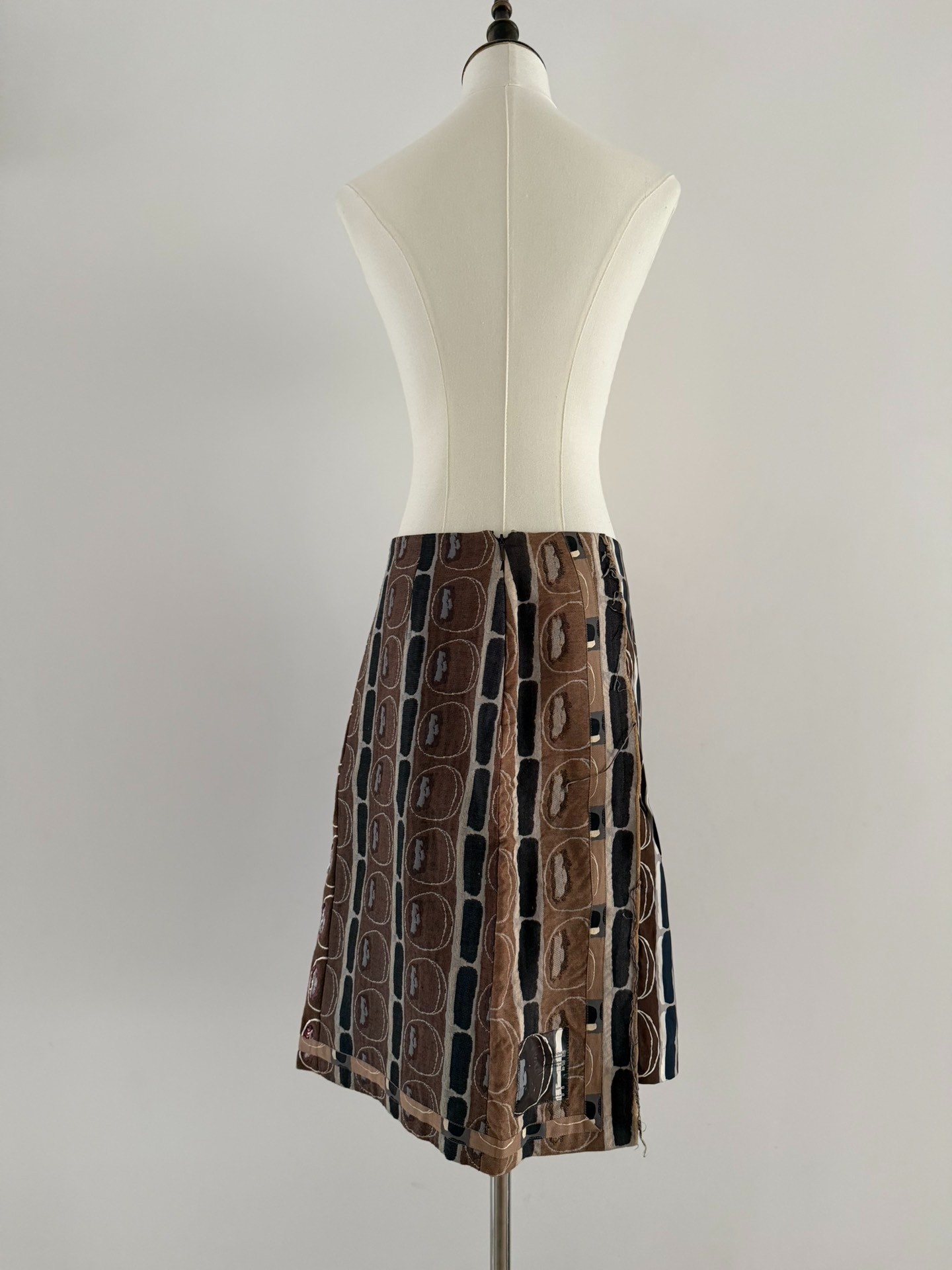 UNDERCOVER 00AW Geometric Skirt — front