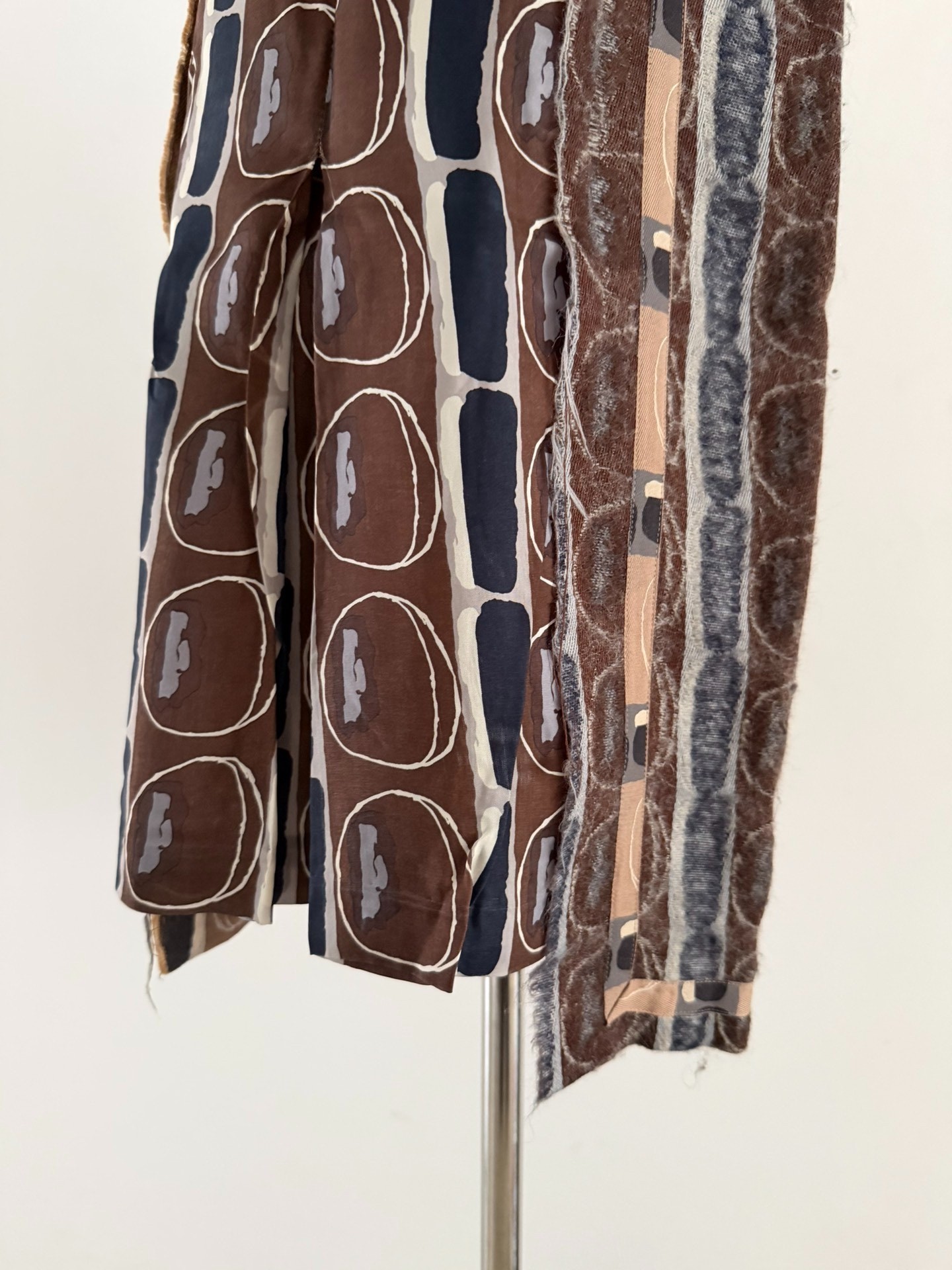 UNDERCOVER 00AW Geometric Skirt — back