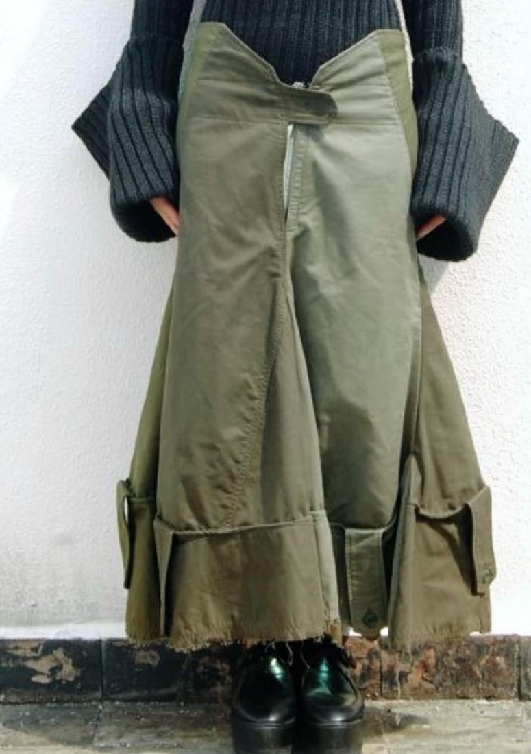 Junya Watanabe Military Deconstructed Skirt — front