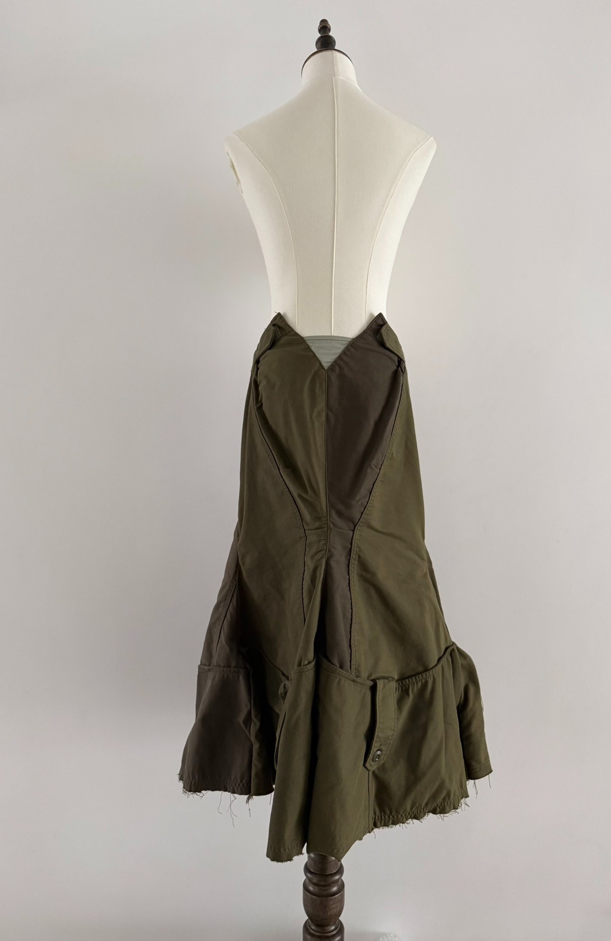 Junya Watanabe Military Deconstructed Skirt — label