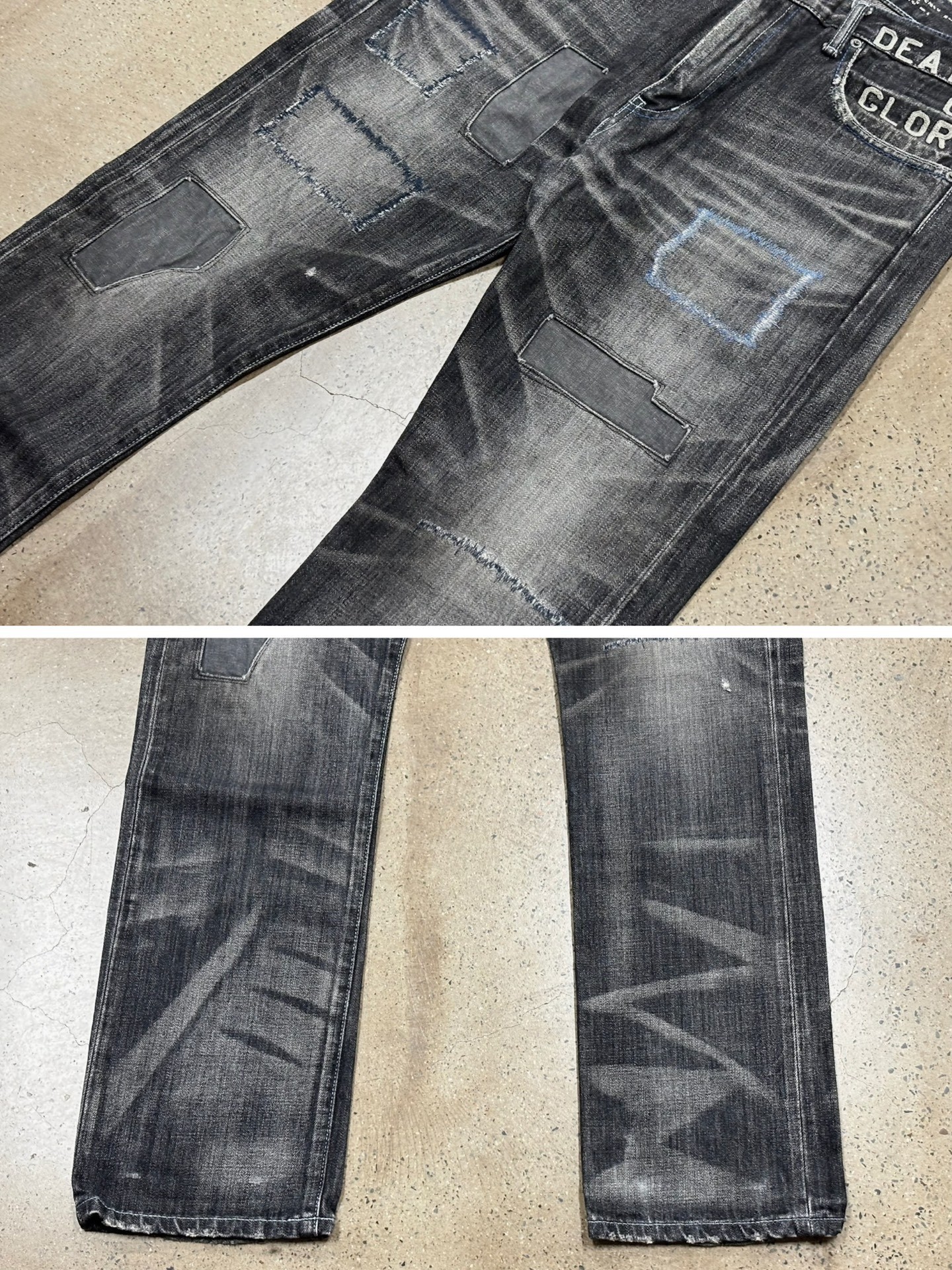 Neighborhood Glory Savage Dp-Mid Jeans L — back