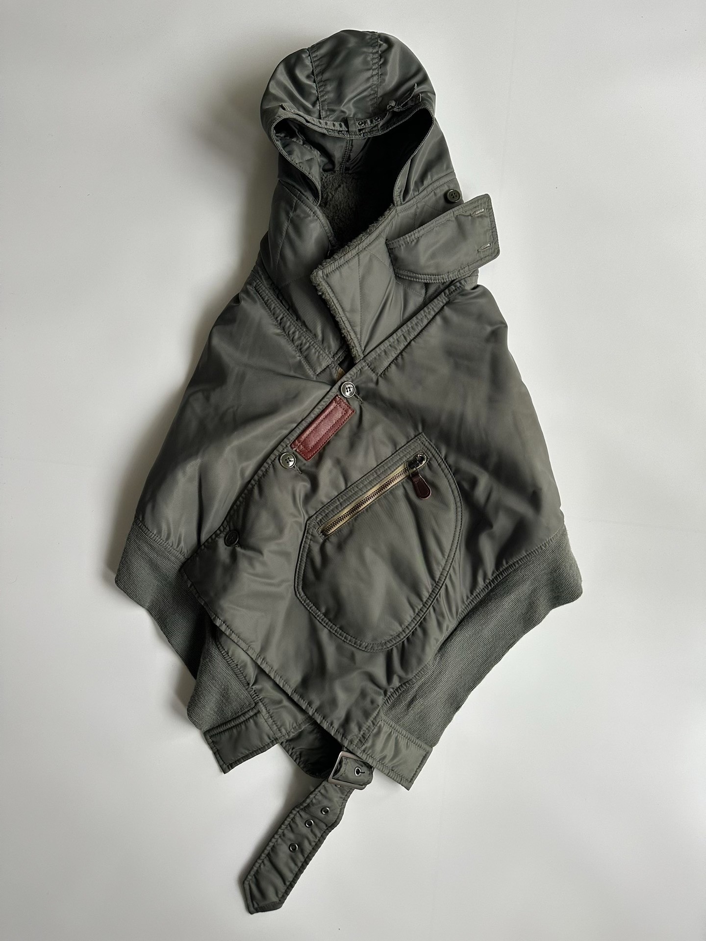 Junya Watanabe CDG MA1 Cloak Jacket
