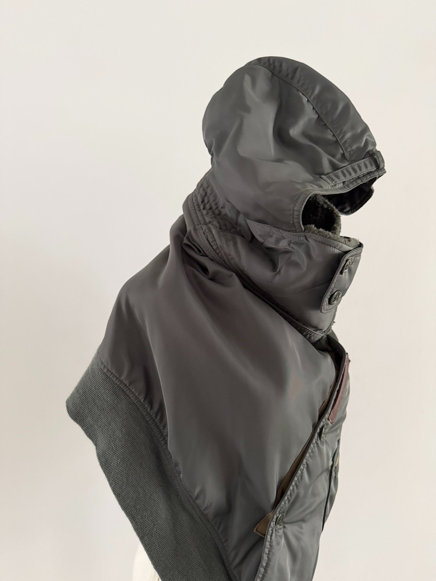 Junya Watanabe CDG MA1 Cloak Jacket — label