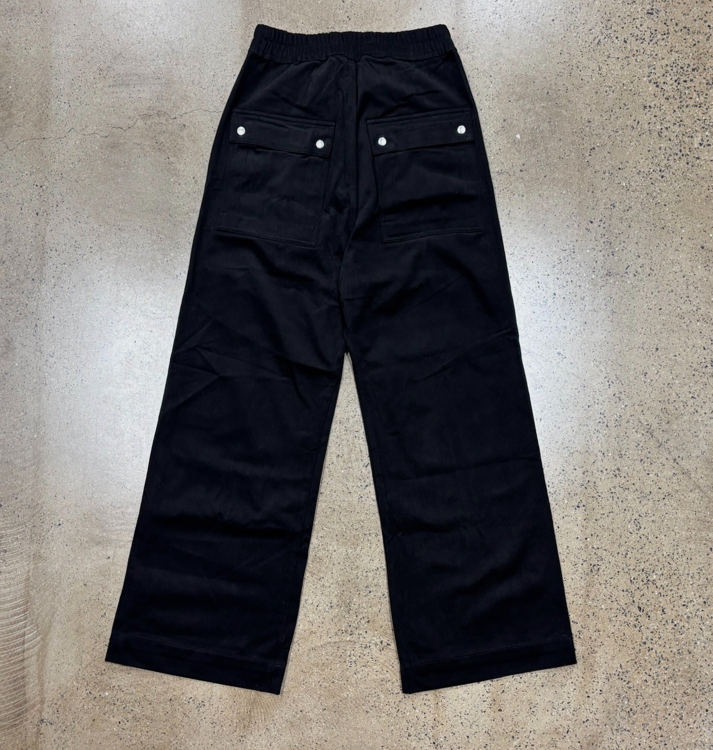 Rick Owens Geth Bela Wide Leg Trousers — front