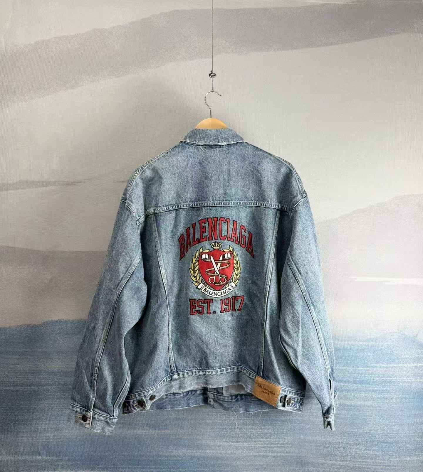 Balenciaga Light Blue Denim Jacket